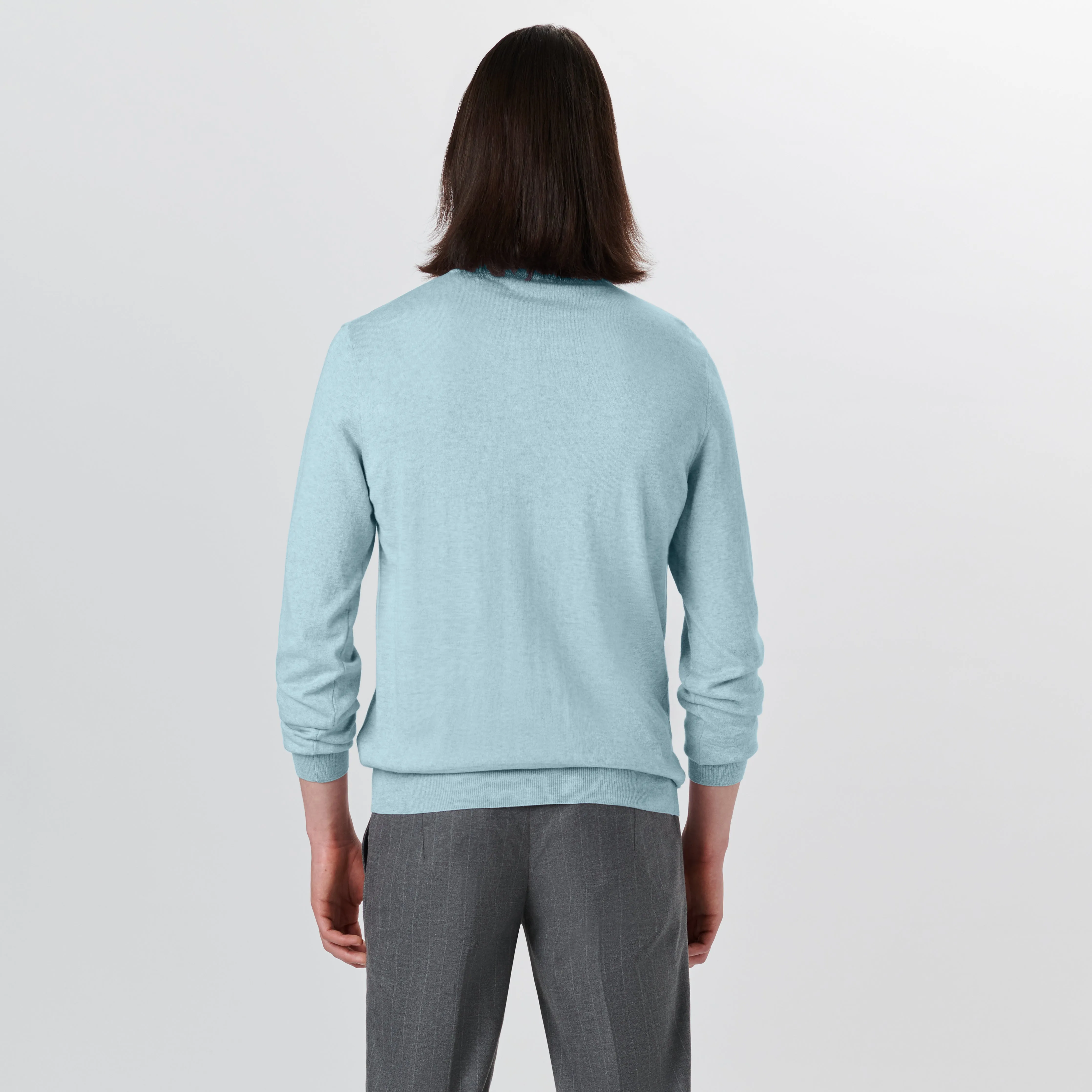Melange Quarter Zip Pullover Sweater sold by Bugatchi product image thumbnail 4