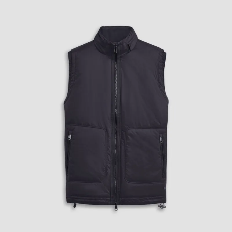Performance Vest with Stow-Away Hood sold by Bugatchi