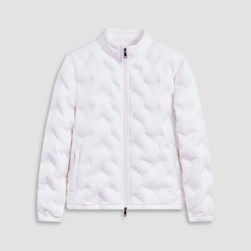 Chevron Quilted Puffer Jacket sold by Bugatchi