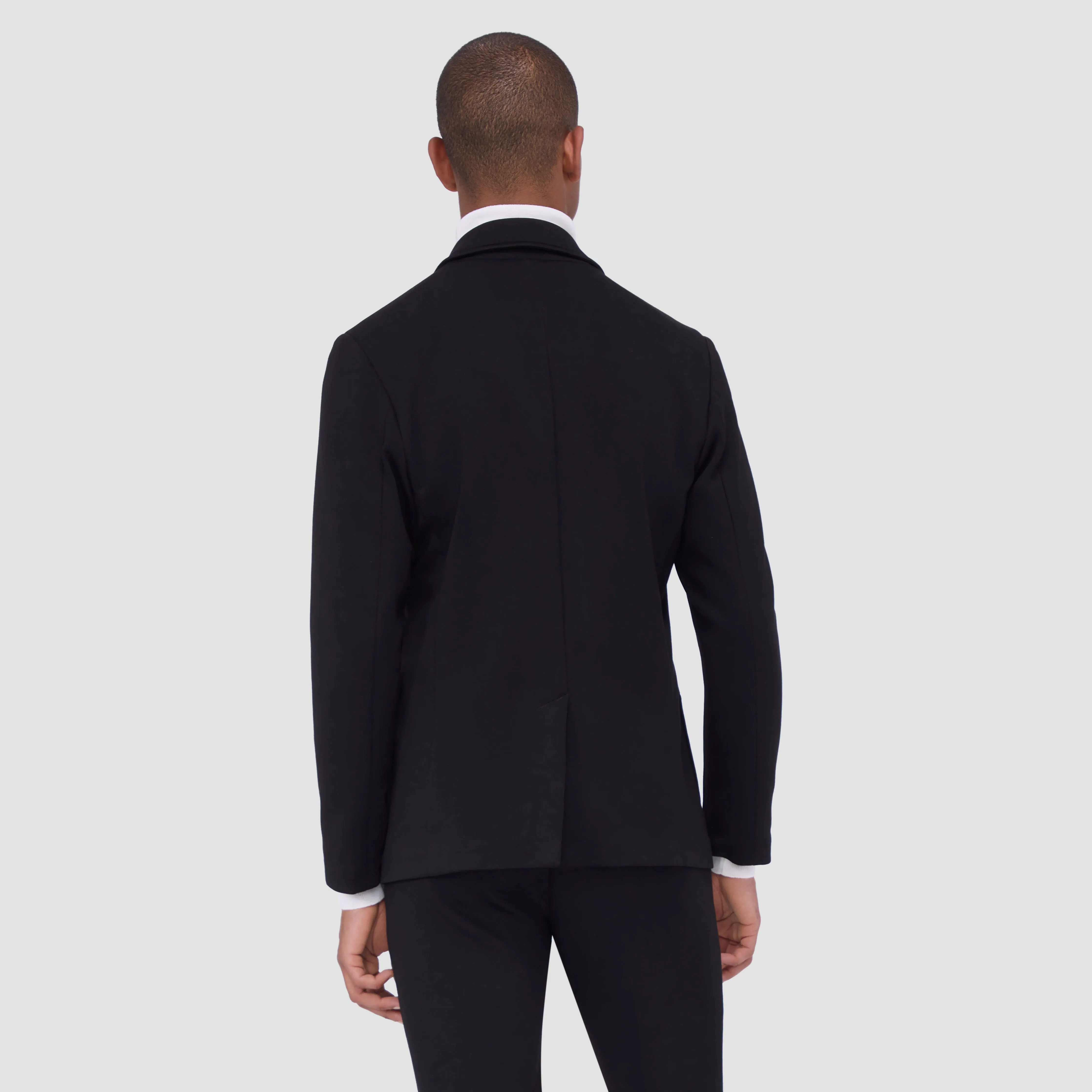 Soft Touch Two Button Knit Blazer sold by Bugatchi product image thumbnail 4