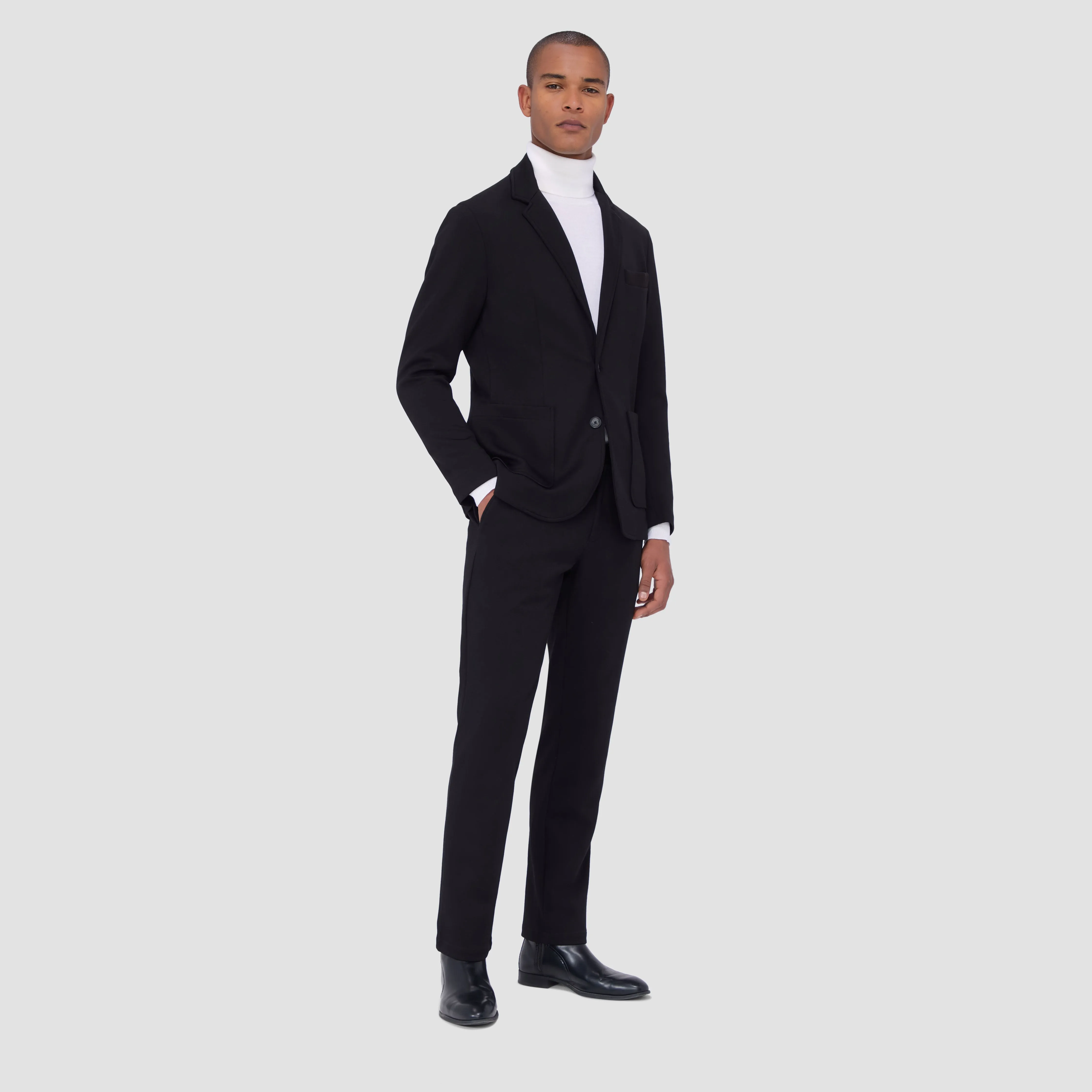 Soft Touch Two Button Knit Blazer sold by Bugatchi product image thumbnail 5