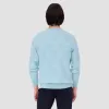 Multi-Stitch Check Jacquard Crew Neck Sweater sold by Bugatchi