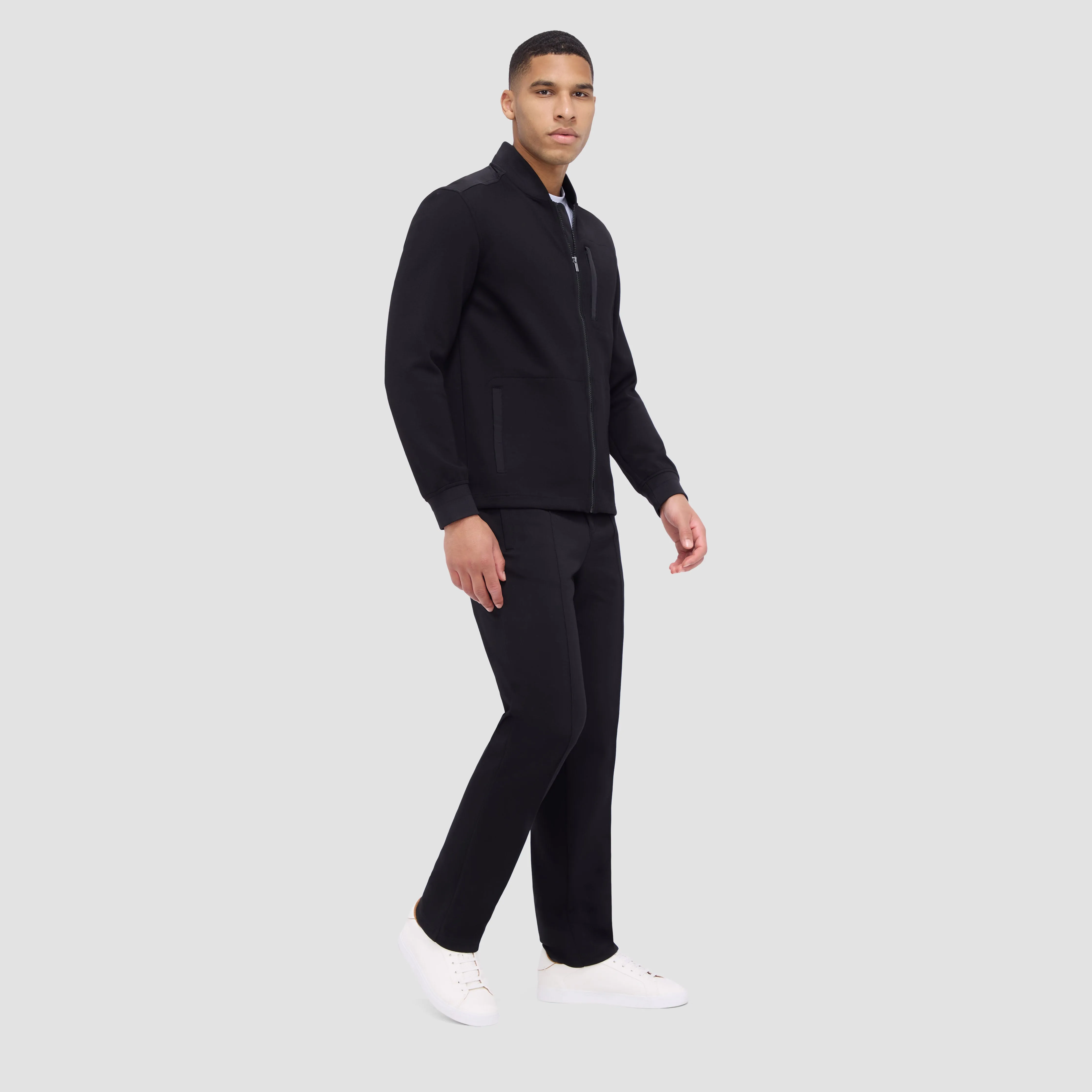 Soft Touch Performance Zip-Up Jacket sold by Bugatchi product image thumbnail 5