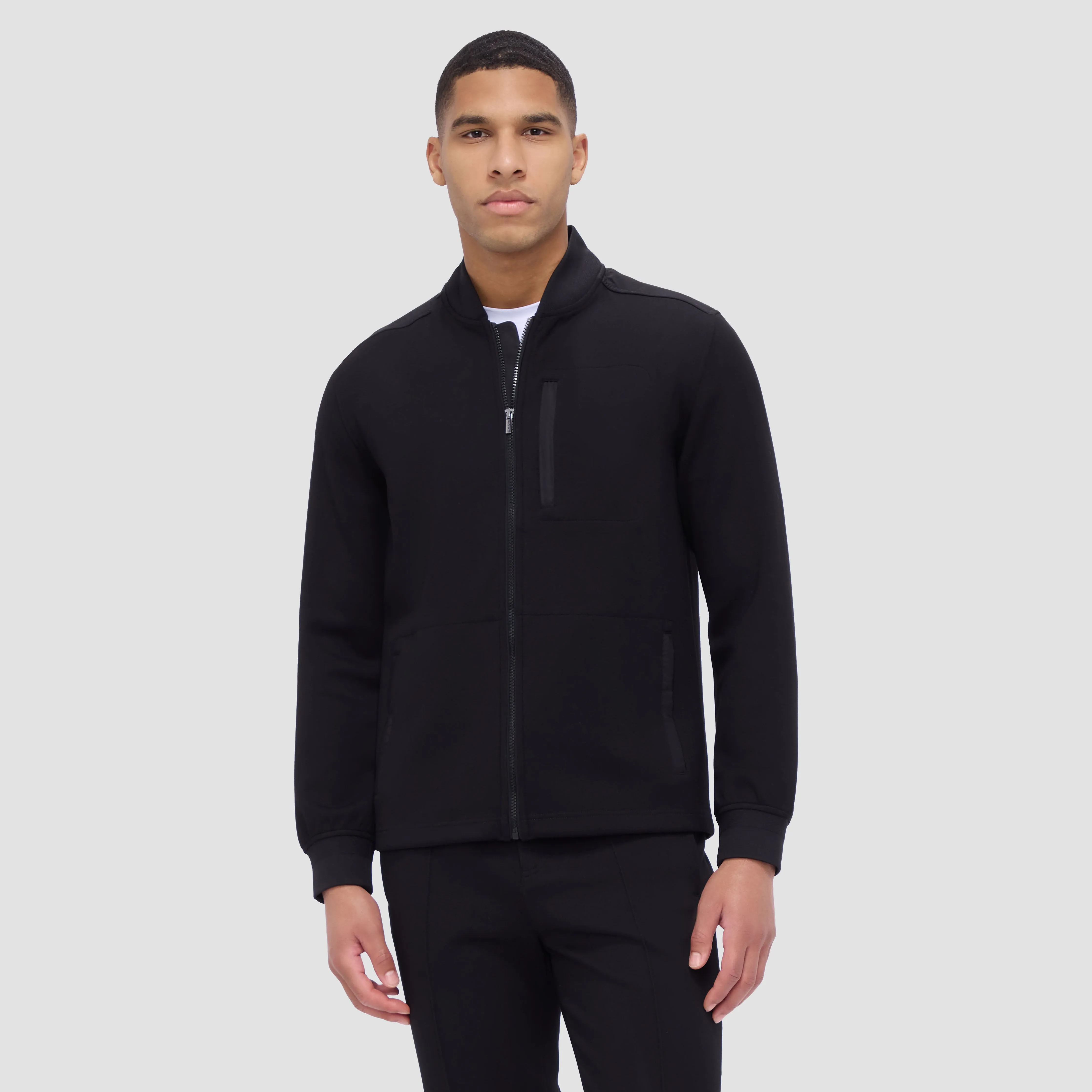 Soft Touch Performance Zip-Up Jacket sold by Bugatchi product image thumbnail 2
