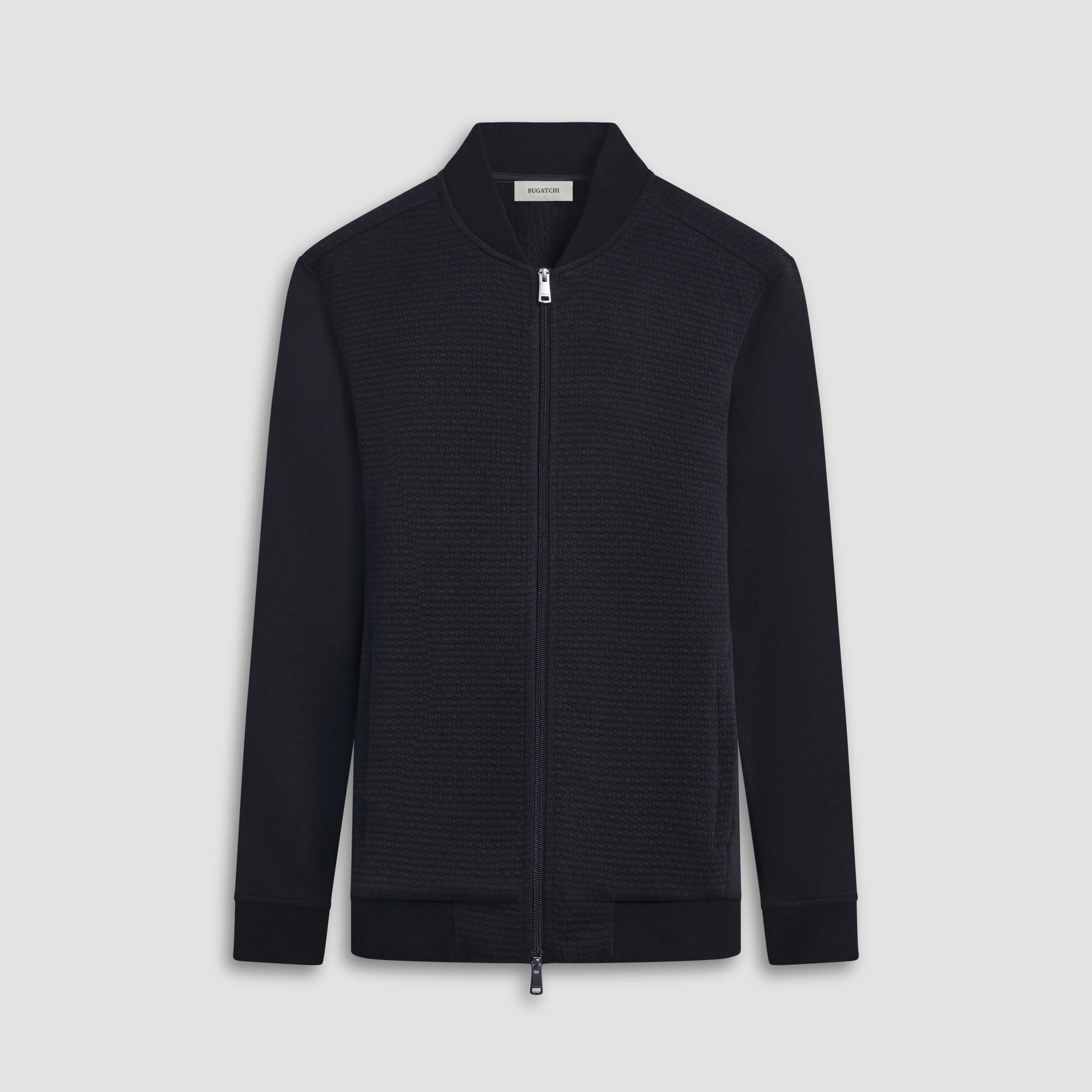 Waffle Front Performance Jacket sold by Bugatchi