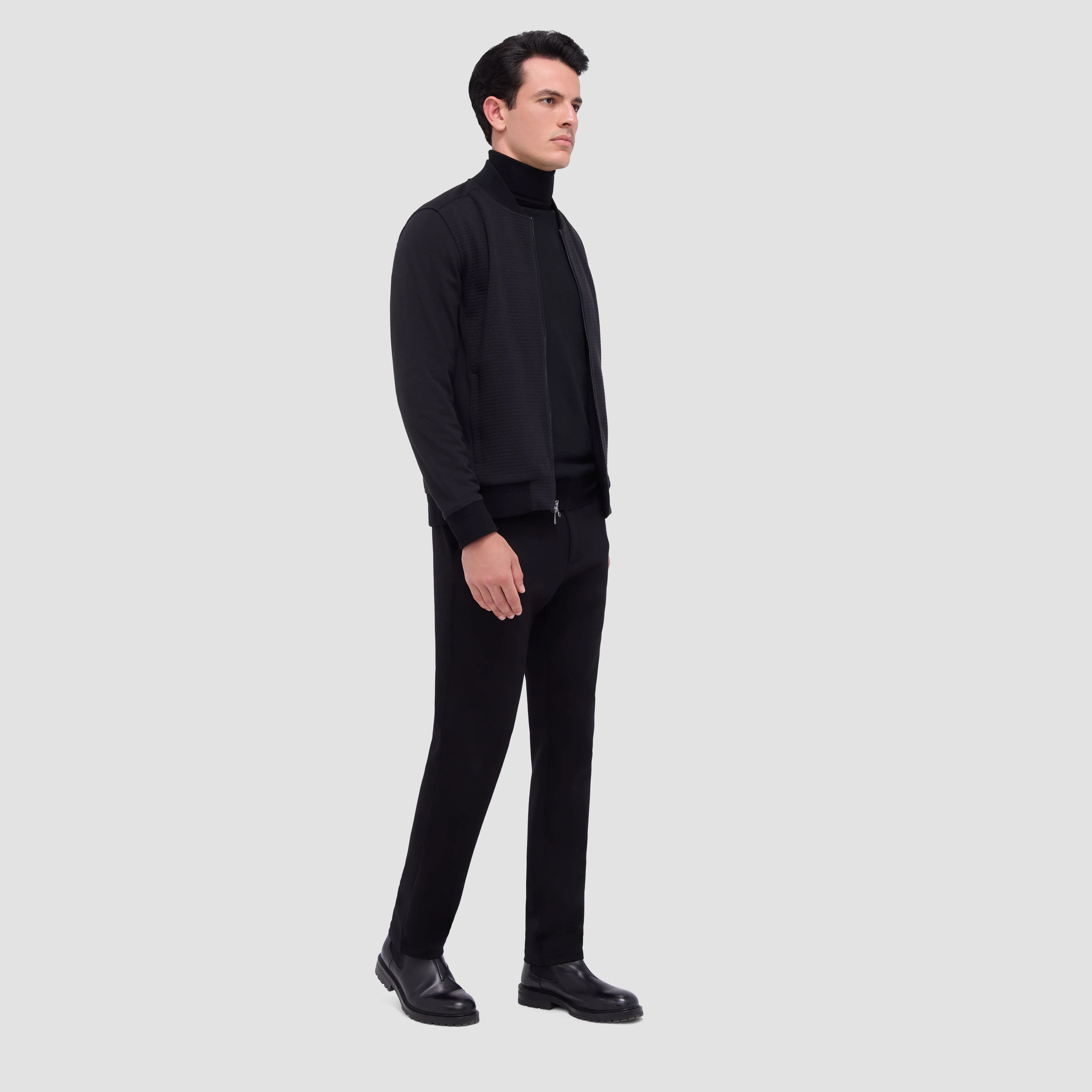 Waffle Front Performance Jacket sold by Bugatchi product image thumbnail 5