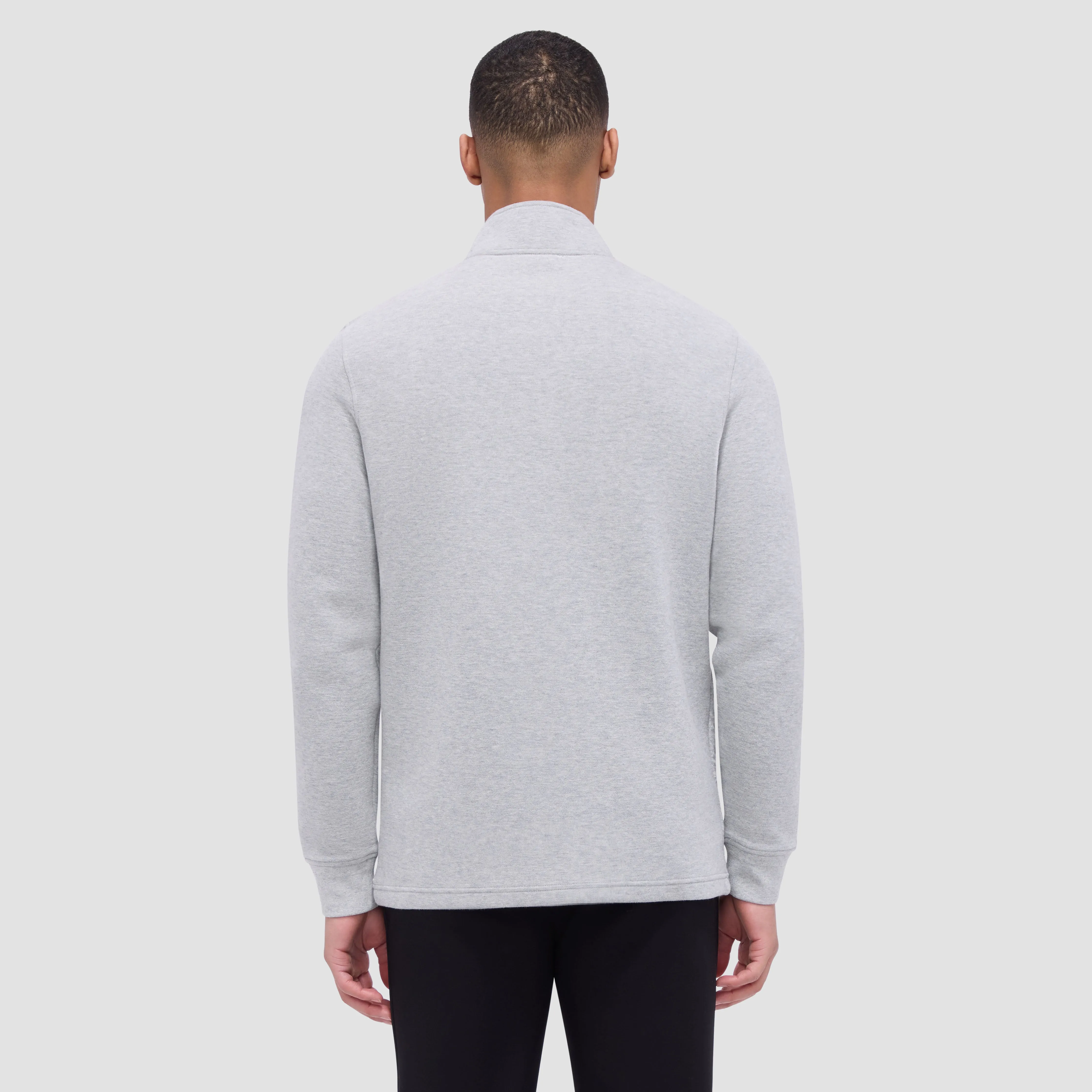 Diamond Quilted Quarter-Zip Pullover sold by Bugatchi product image thumbnail 4