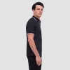 Contrast Three Button Polo sold by Bugatchi