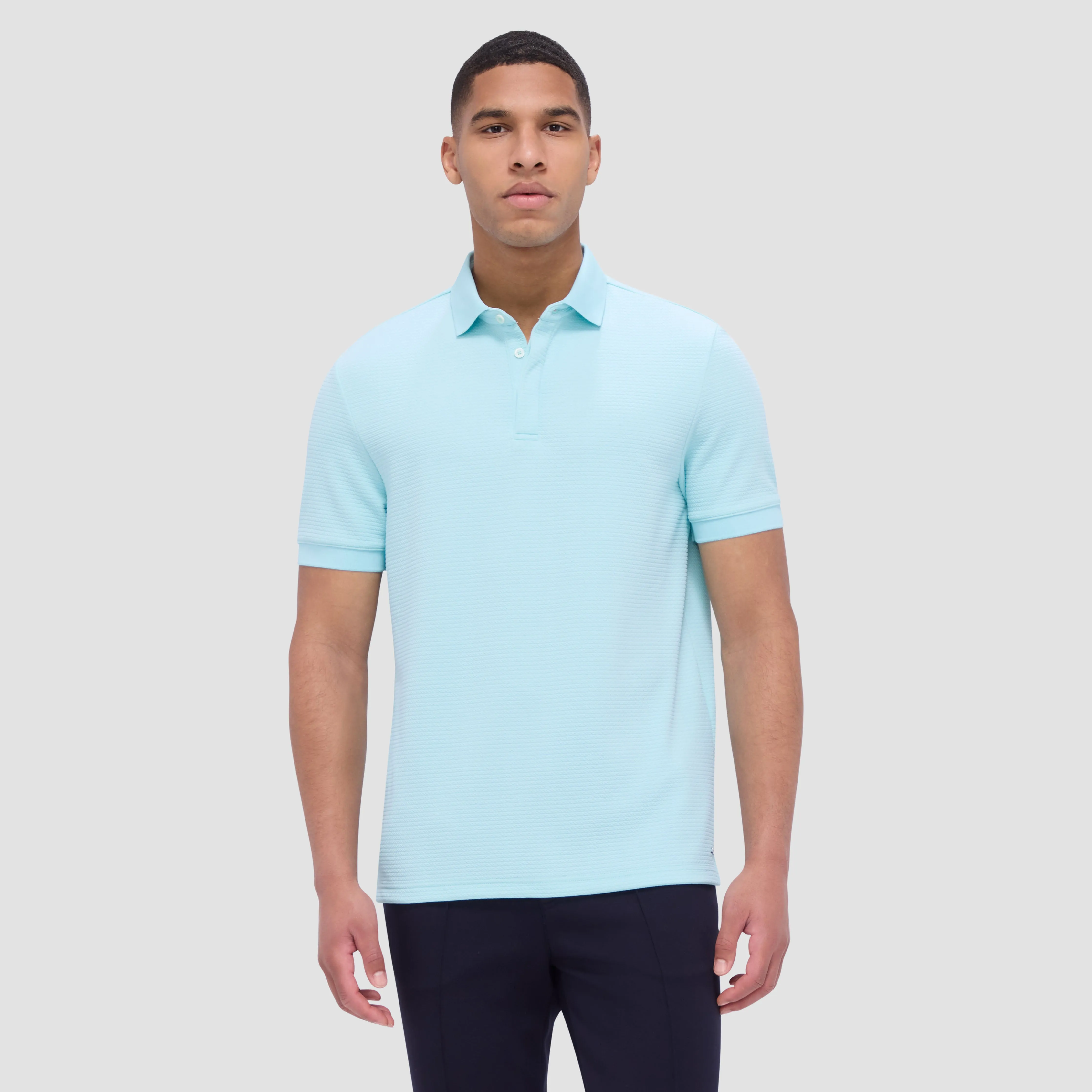 Waffled Performance Polo sold by Bugatchi product image thumbnail 2