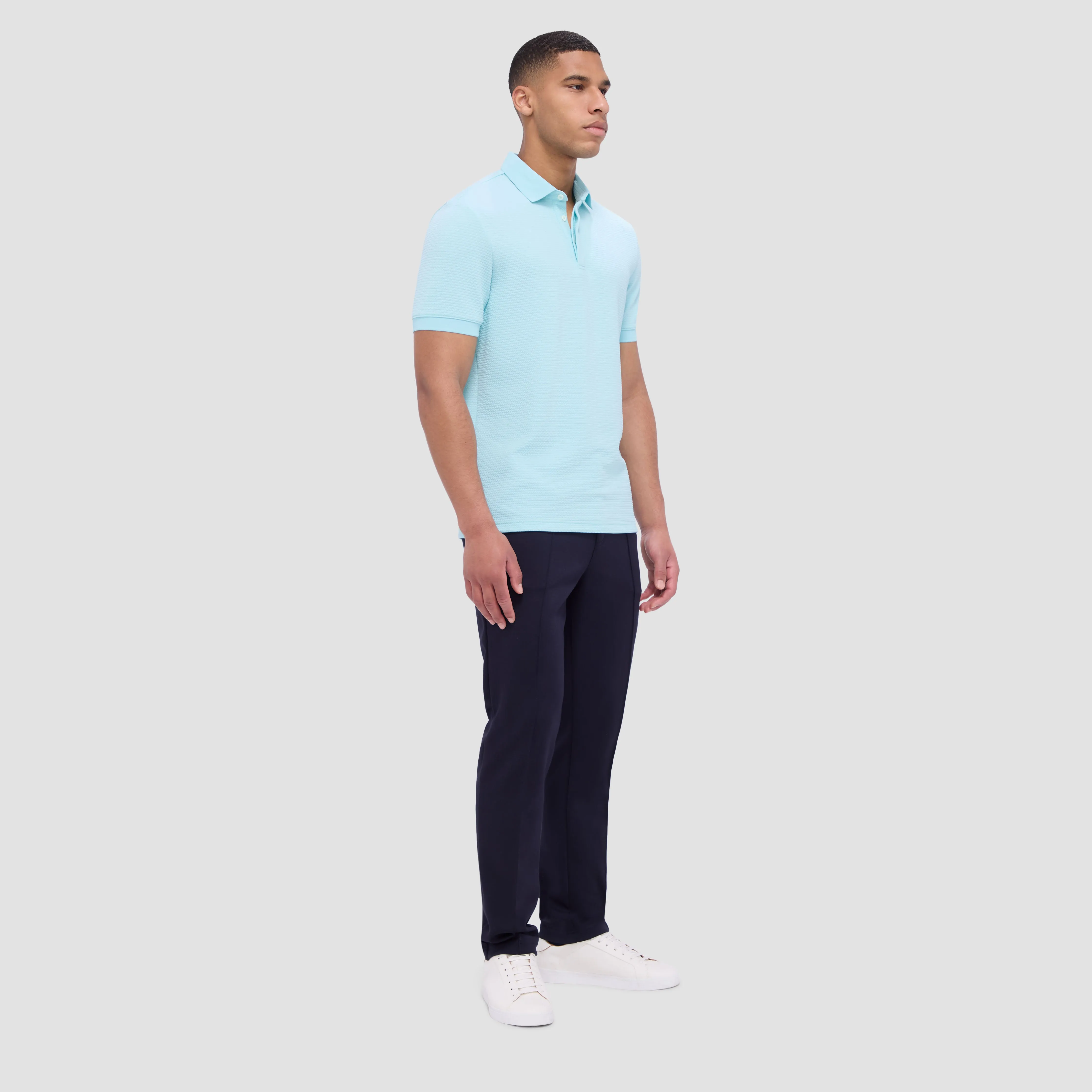 Waffled Performance Polo sold by Bugatchi product image thumbnail 5