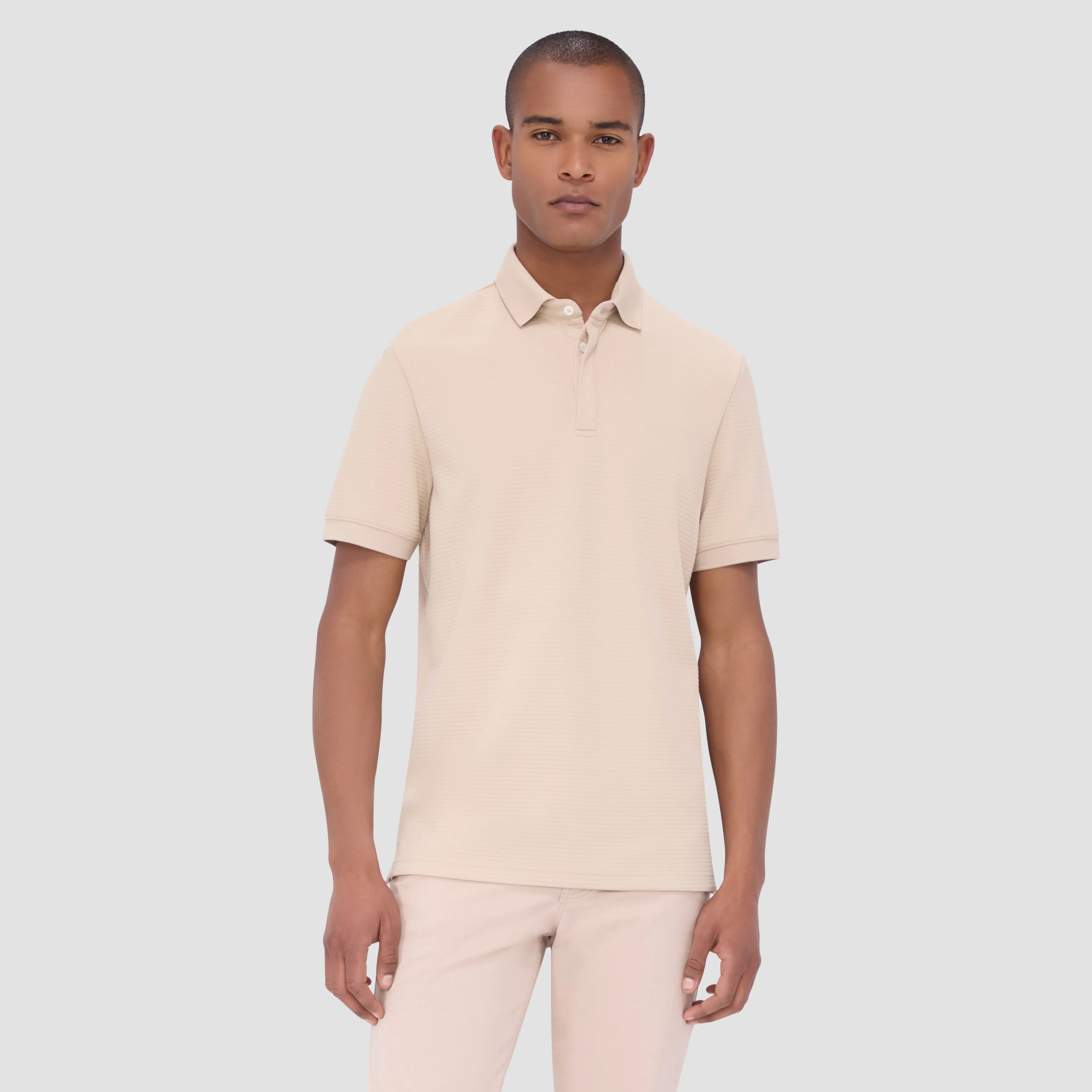 Waffled Performance Polo sold by Bugatchi product image thumbnail 2