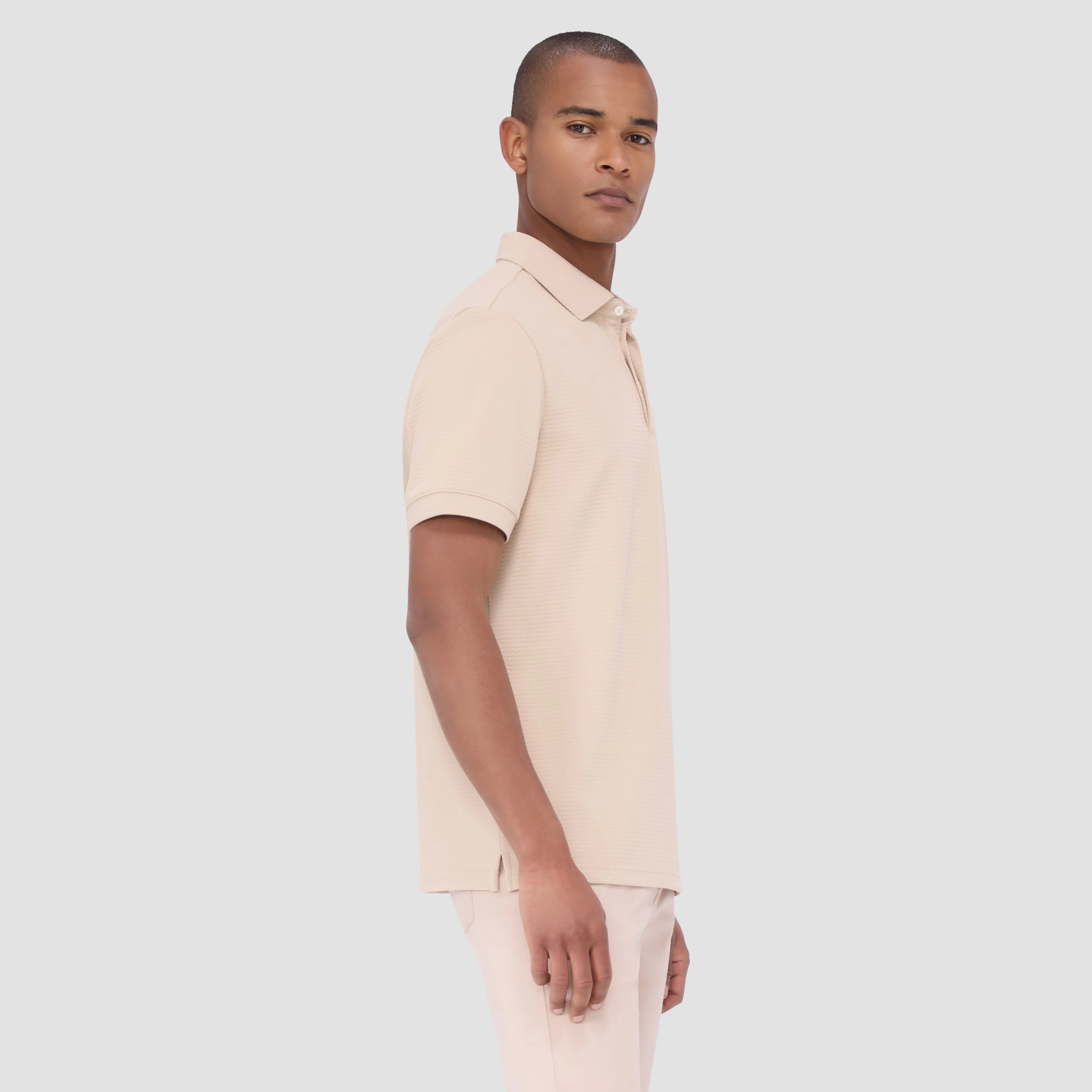 Waffled Performance Polo sold by Bugatchi product image thumbnail 3