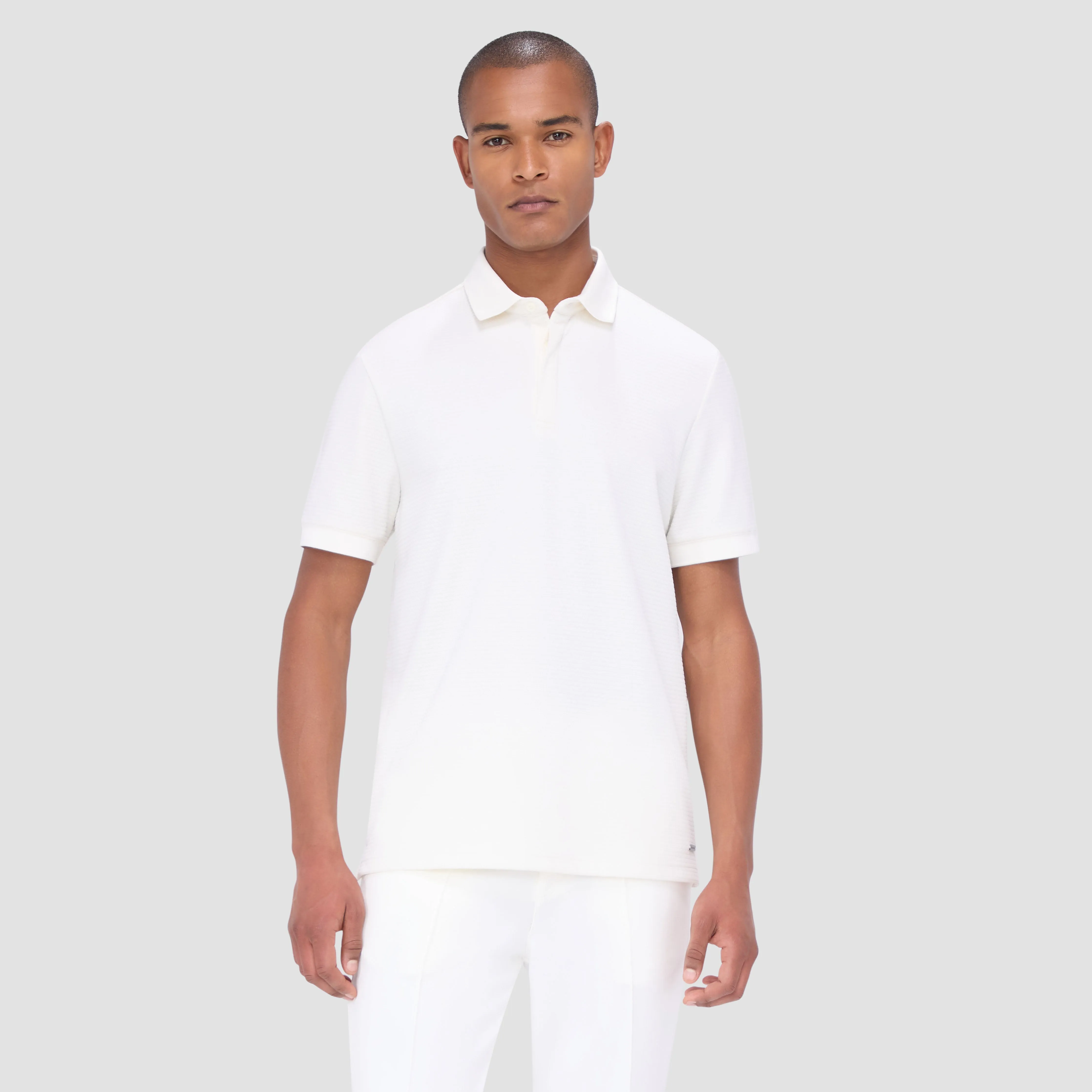 Waffled Performance Polo sold by Bugatchi product image thumbnail 2