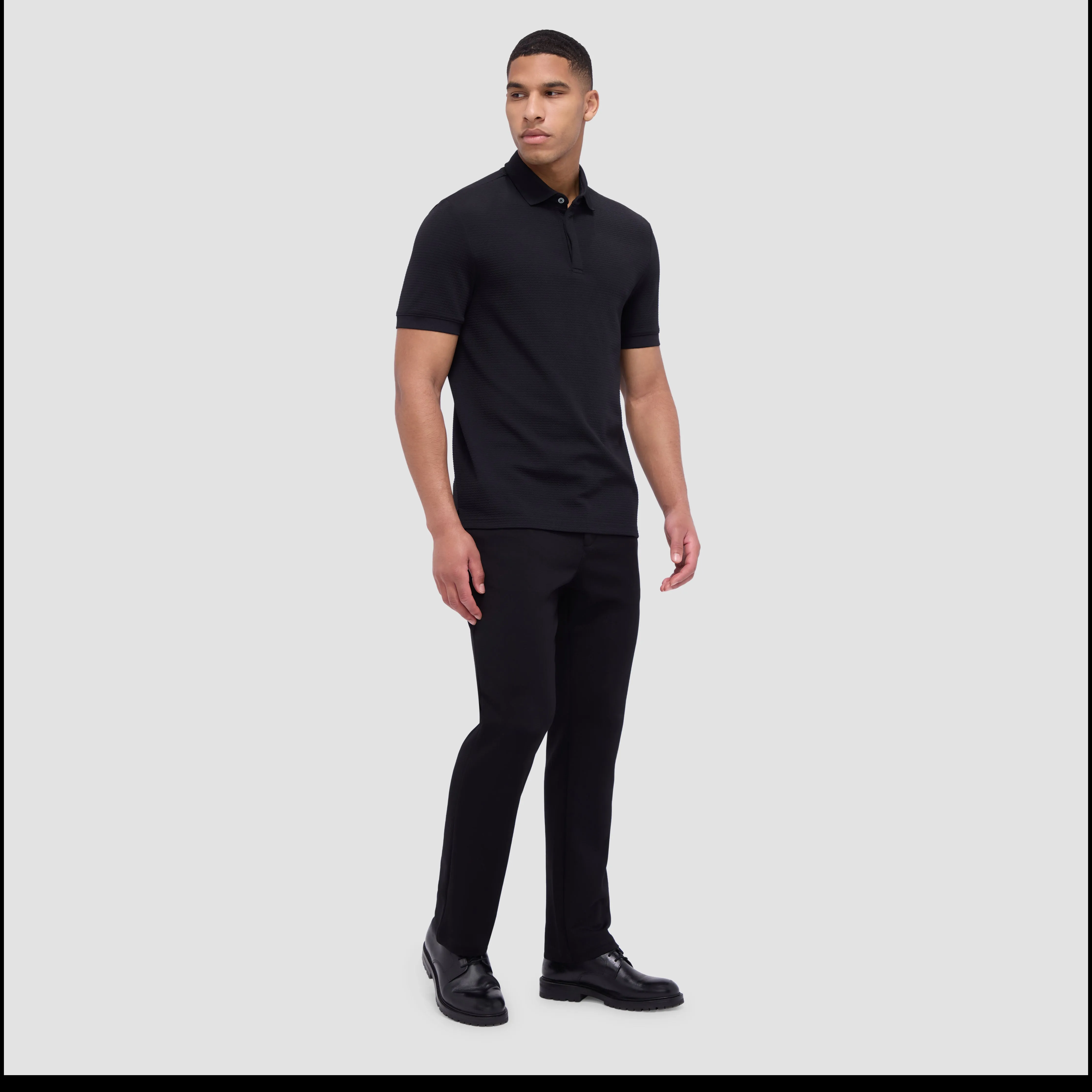Waffled Performance Polo sold by Bugatchi product image thumbnail 5