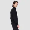 Super Merino Mock Neck Full Zip Sweater sold by Bugatchi