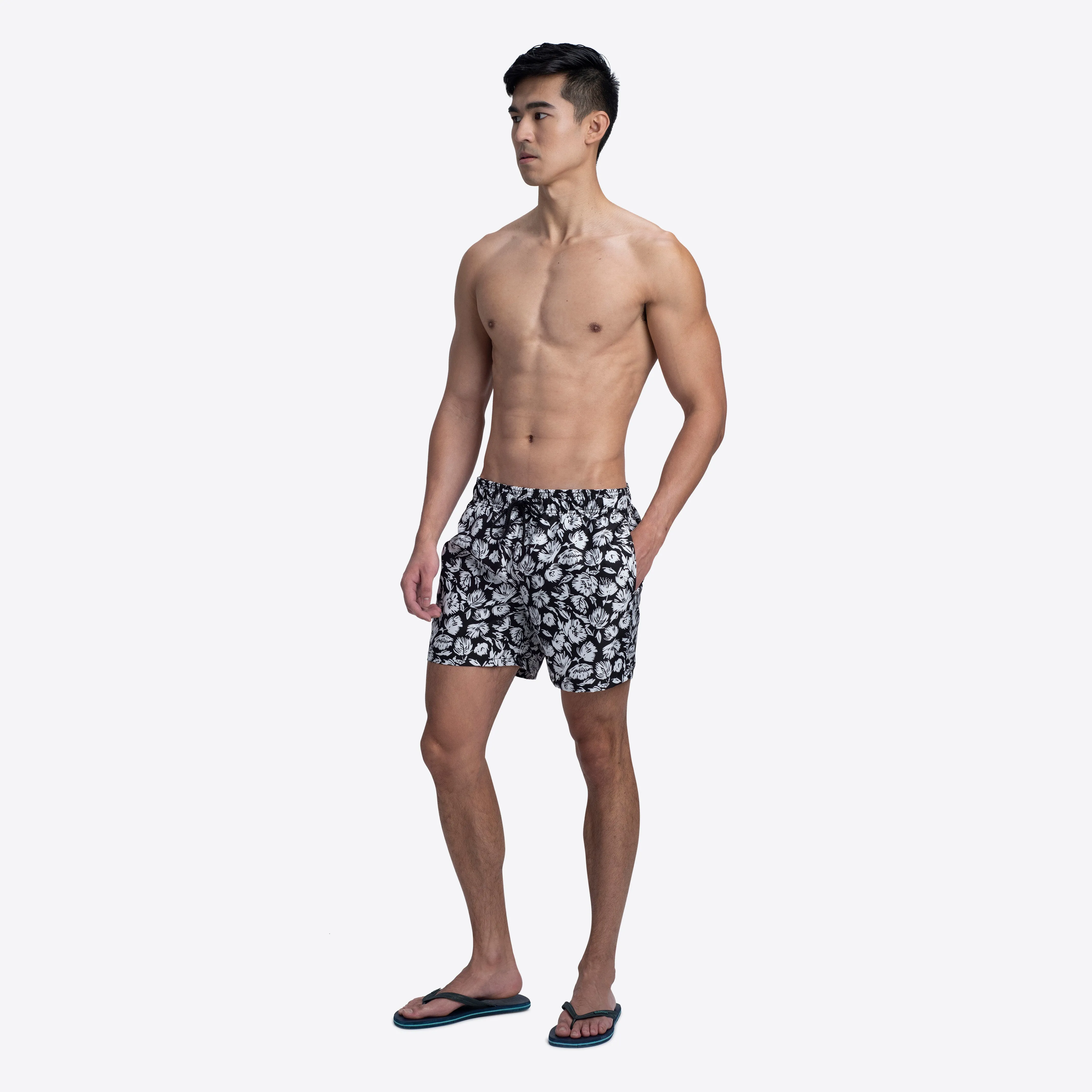 MAX Floral Print Swim Trunks sold by Bugatchi product image thumbnail 5
