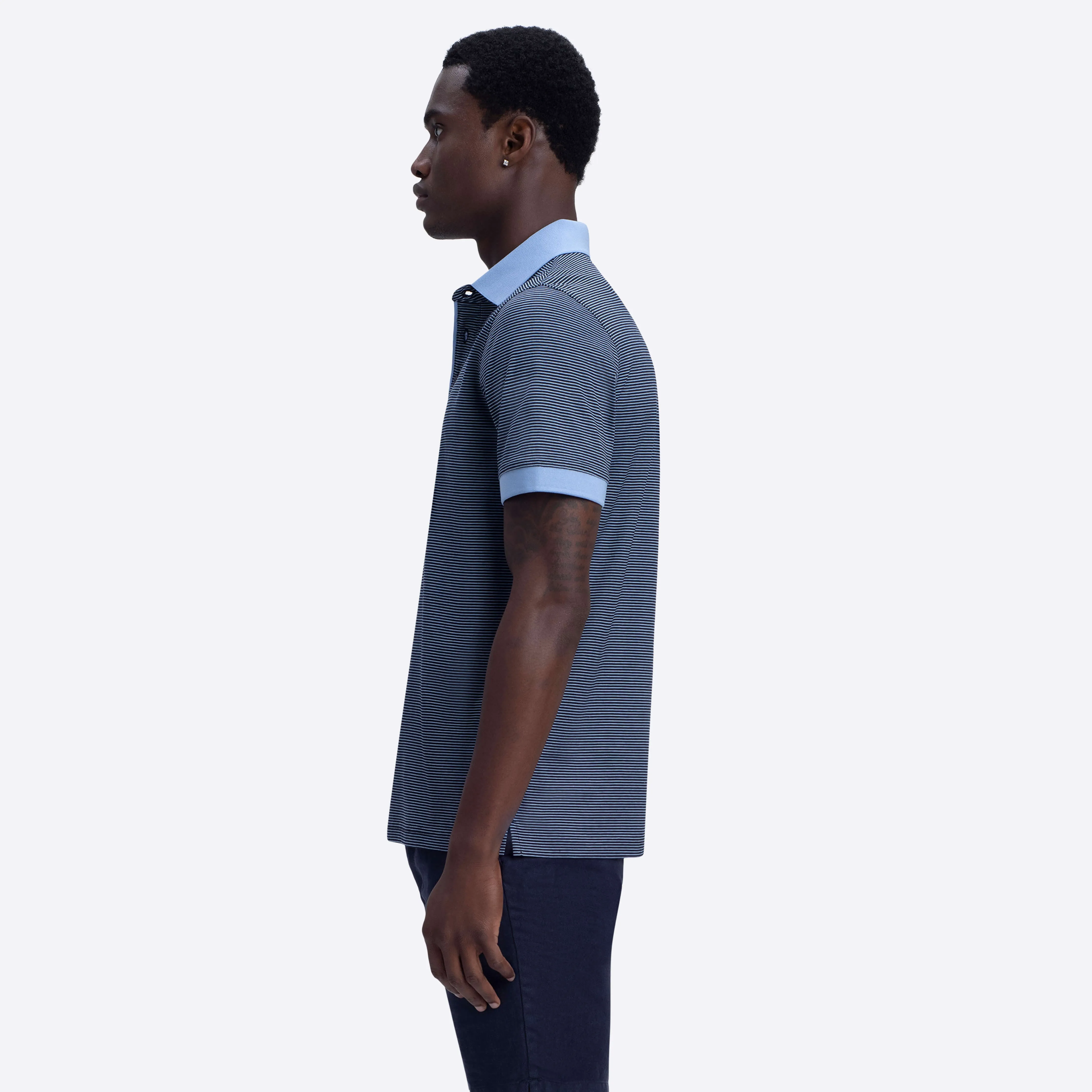 Striped Polo sold by Bugatchi product image thumbnail 3