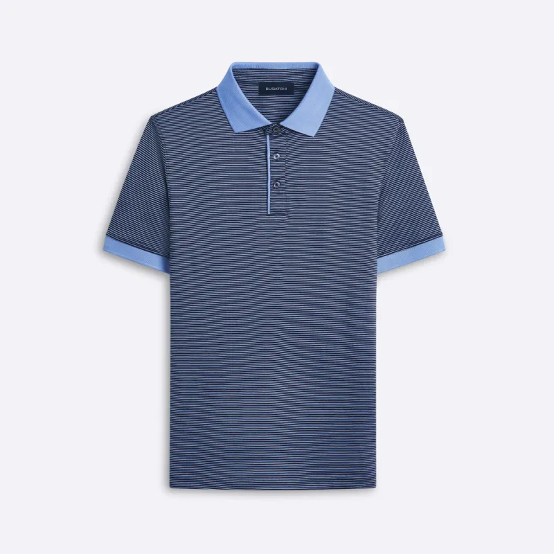 Striped Polo sold by Bugatchi