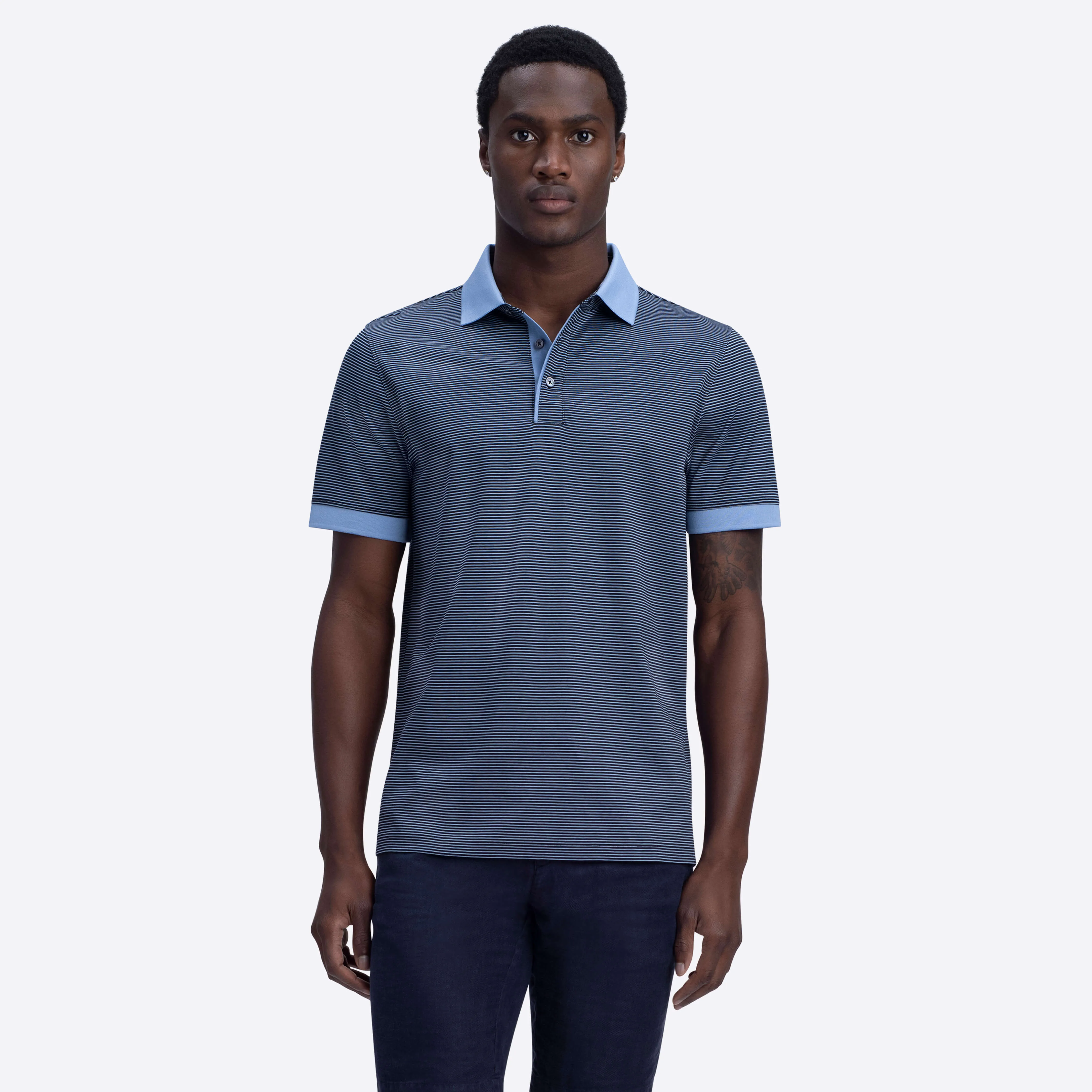 Striped Polo sold by Bugatchi product image thumbnail 2