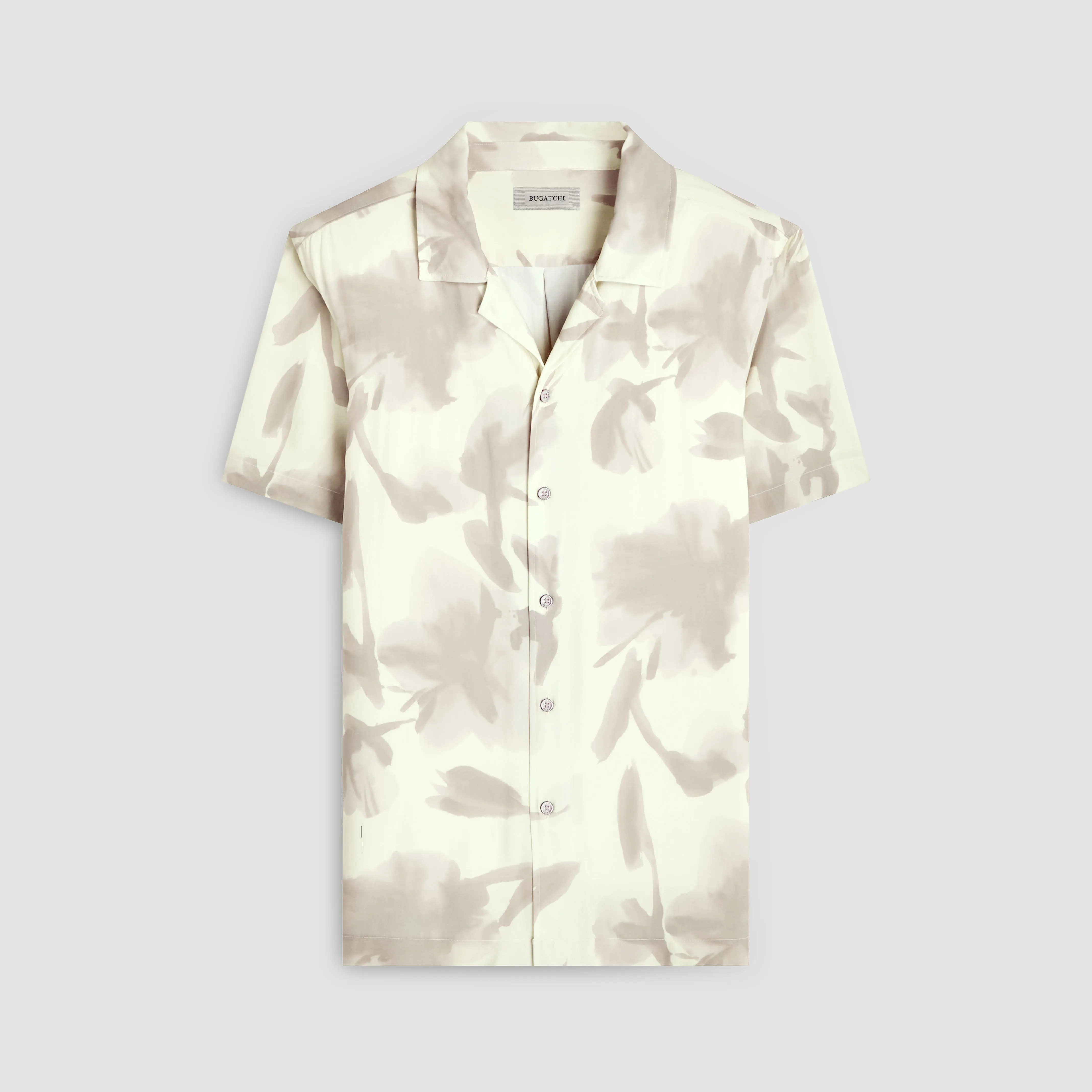 Jackson Floral Short-Sleeve Camp Shirt sold by Bugatchi