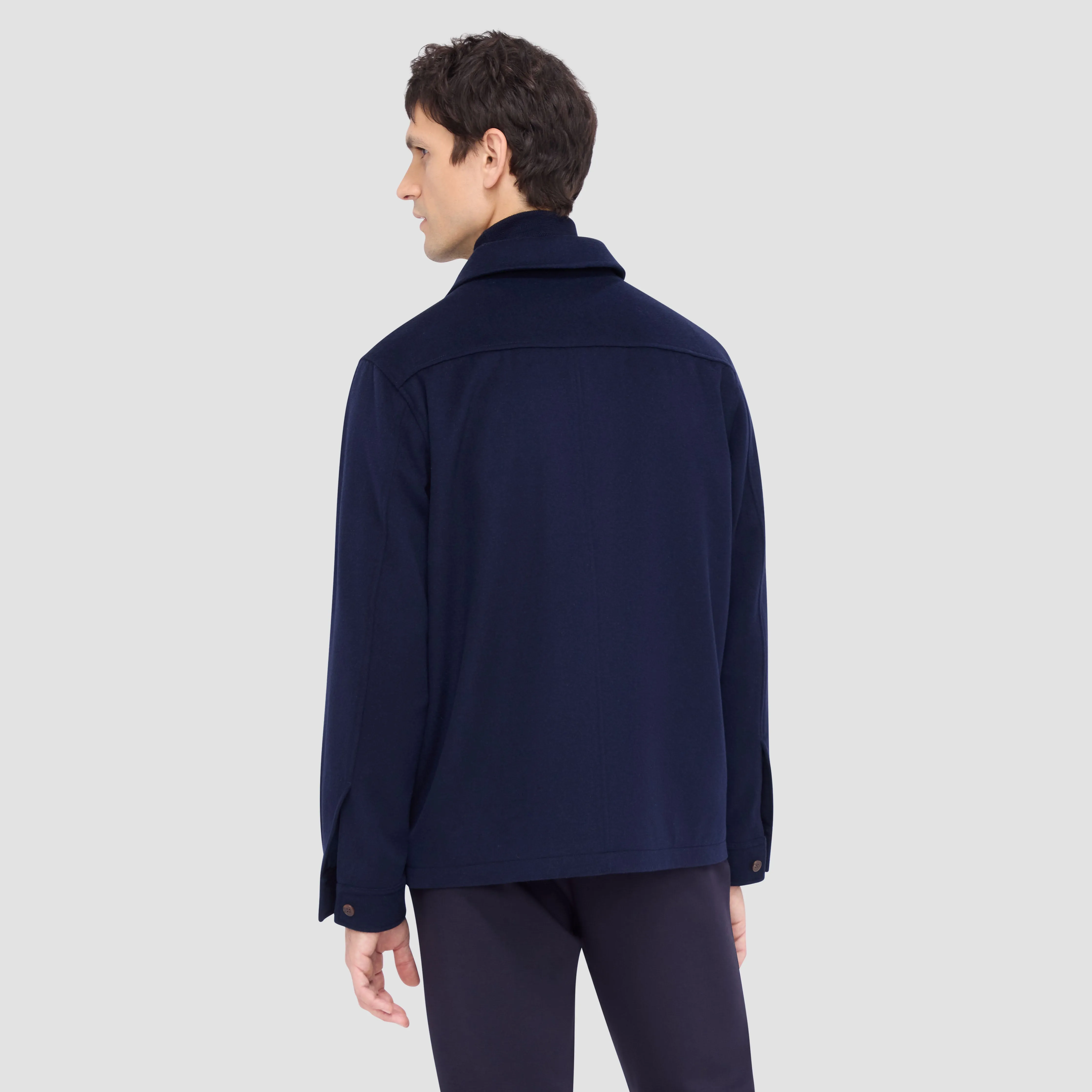Wool Cashmere Shirt Jacket sold by Bugatchi product image thumbnail 4