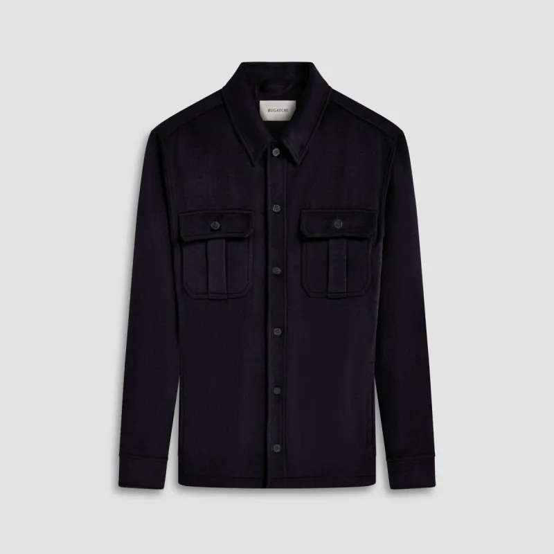 Wool Cashmere Shirt Jacket sold by Bugatchi
