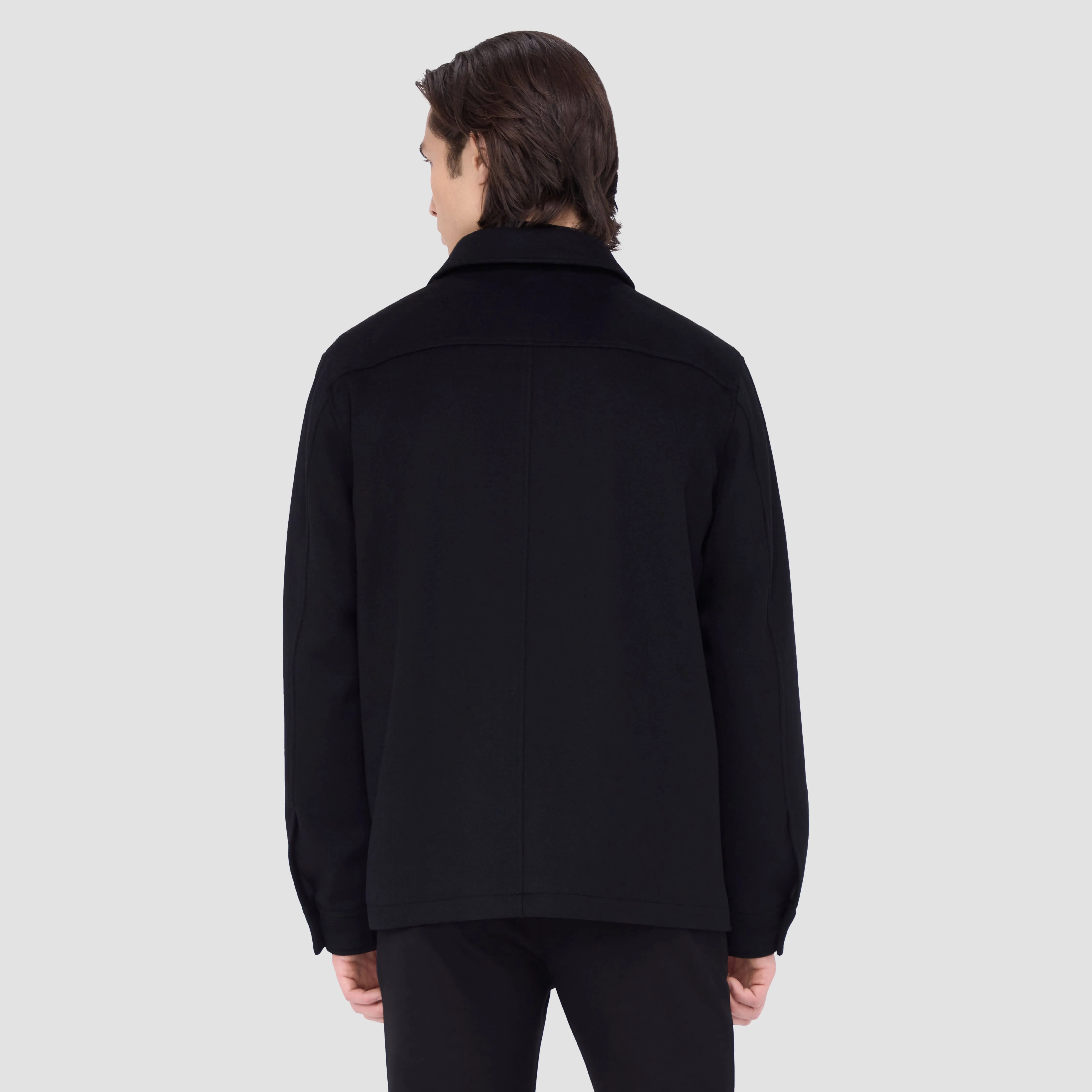 Wool Cashmere Shirt Jacket sold by Bugatchi product image thumbnail 4