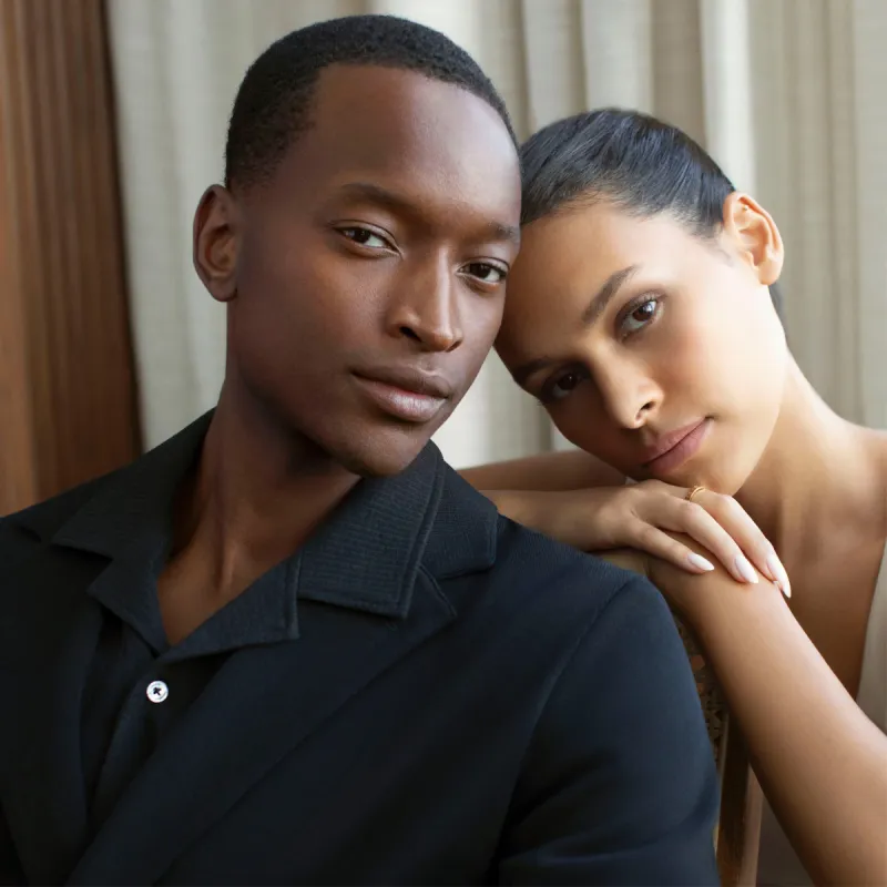 Seersucker Crinkled Camp Shirt sold by Bugatchi