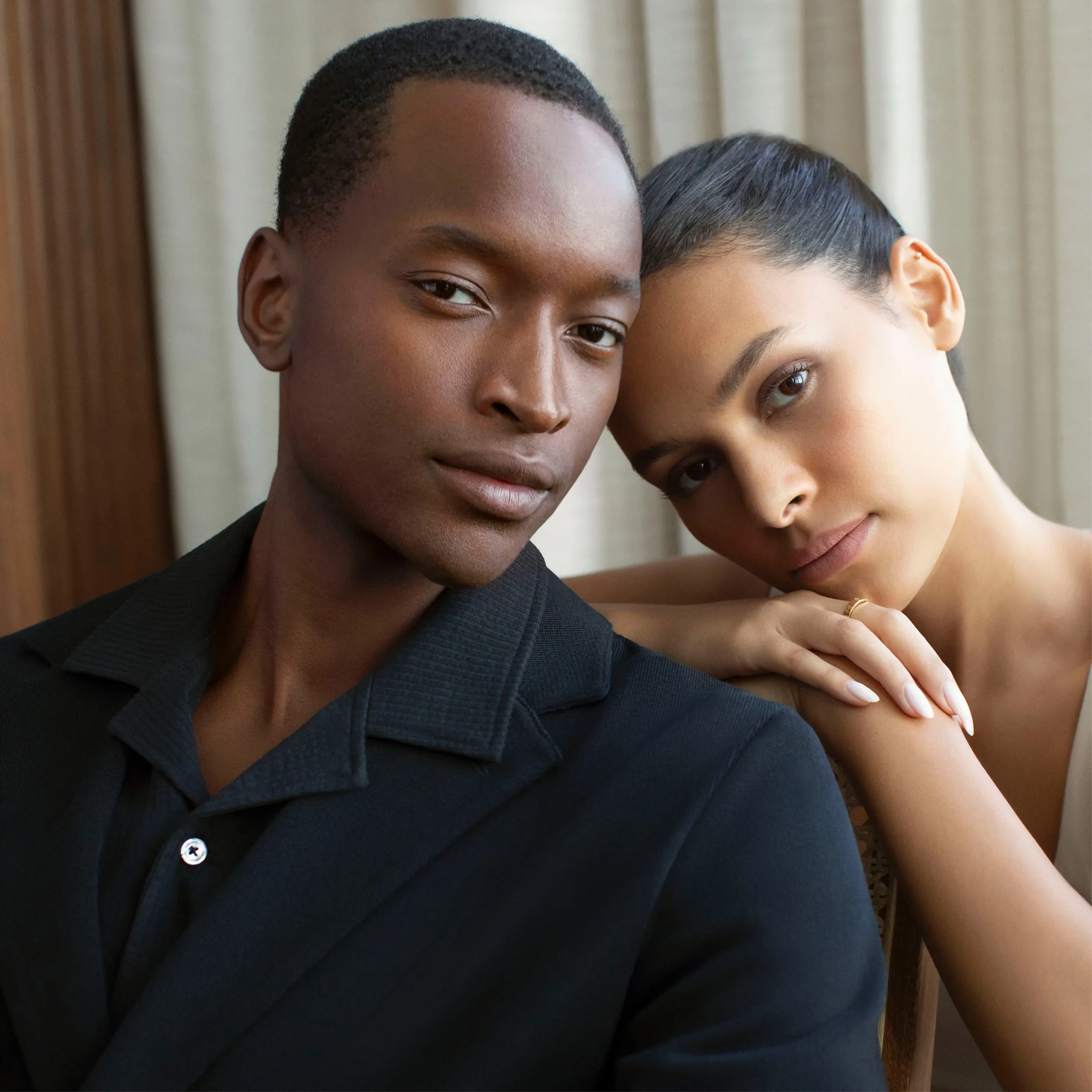 Seersucker Crinkled Camp Shirt sold by Bugatchi