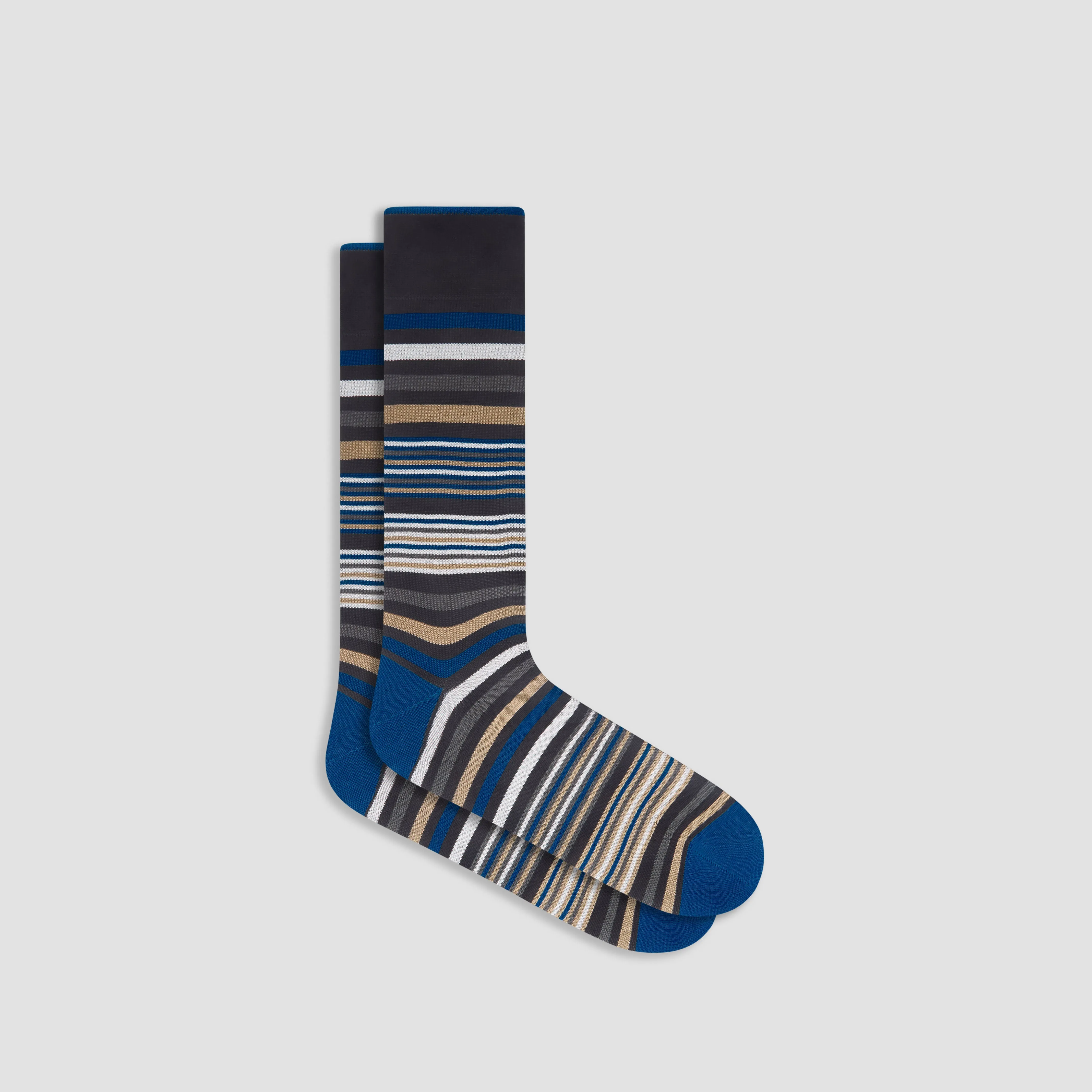 Striped Mid-Calf Socks sold by Bugatchi