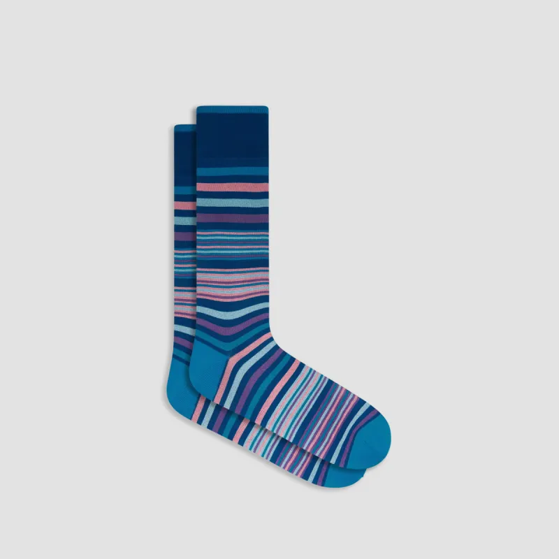 Striped Mid-Calf Socks sold by Bugatchi