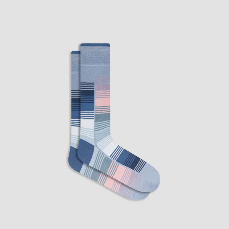 Striped Mid-Calf Socks sold by Bugatchi