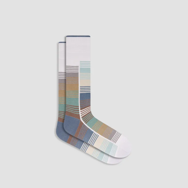 Striped Mid-Calf Socks sold by Bugatchi