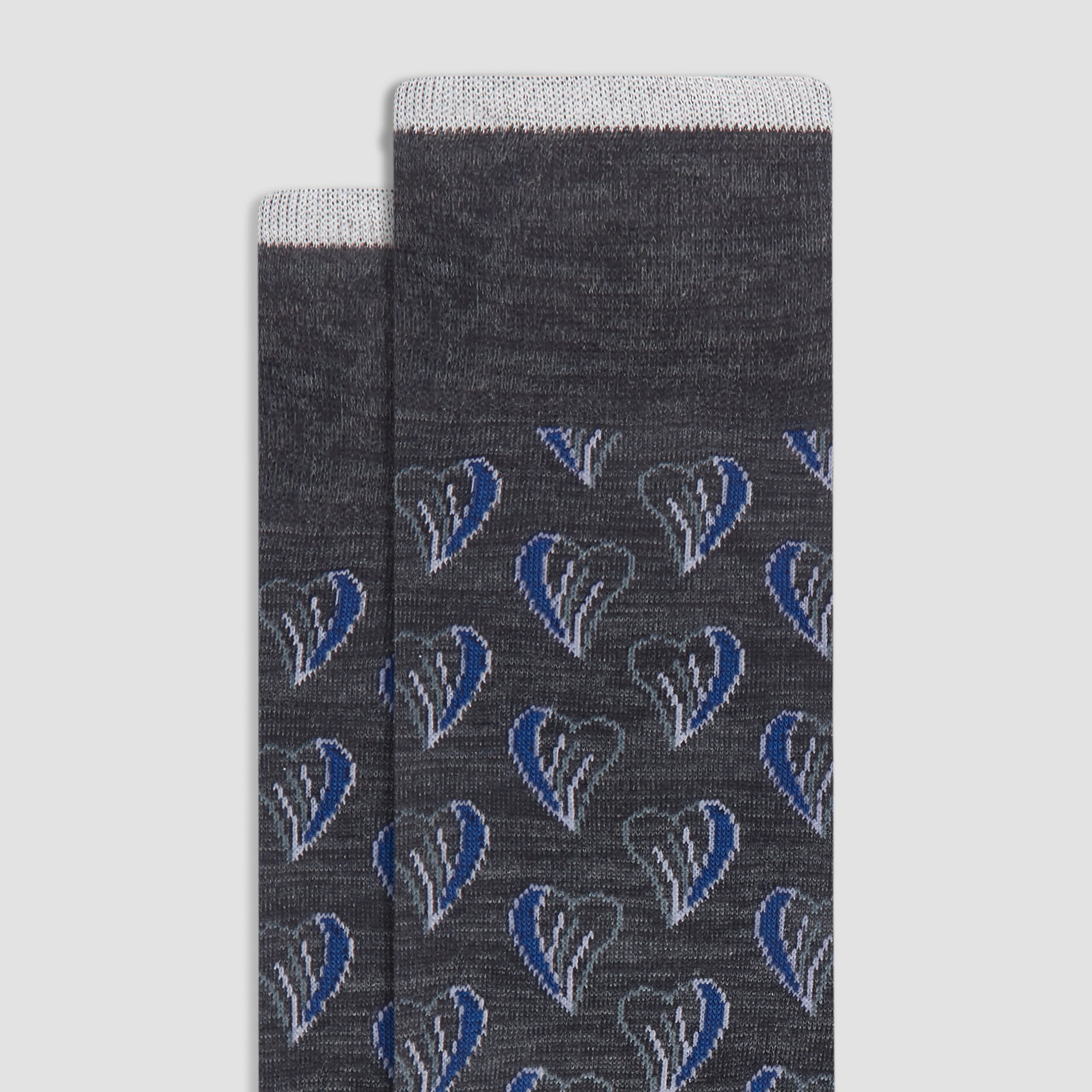 Heart Mid-Calf Socks sold by Bugatchi product image thumbnail 2
