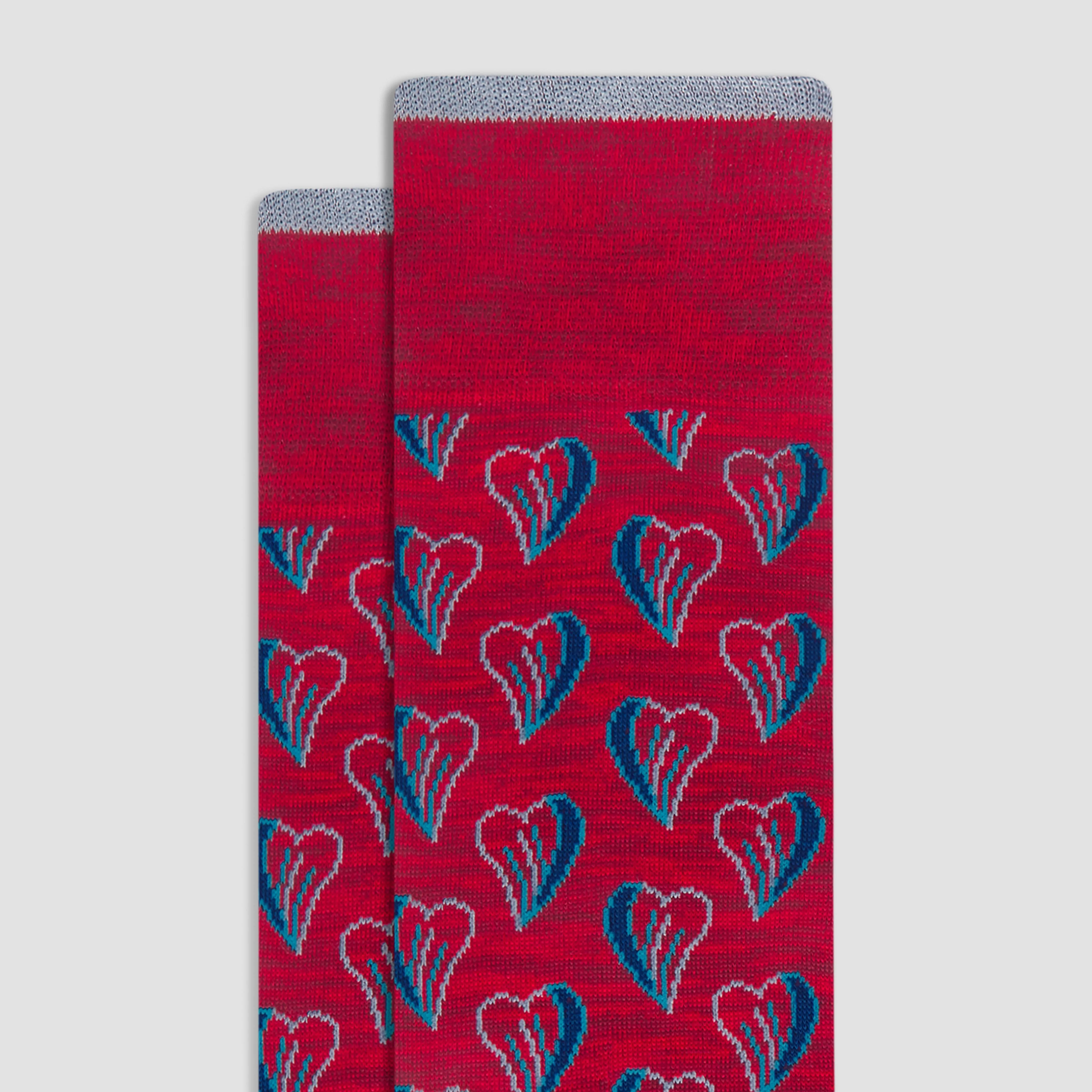 Heart Mid-Calf Socks sold by Bugatchi product image thumbnail 2