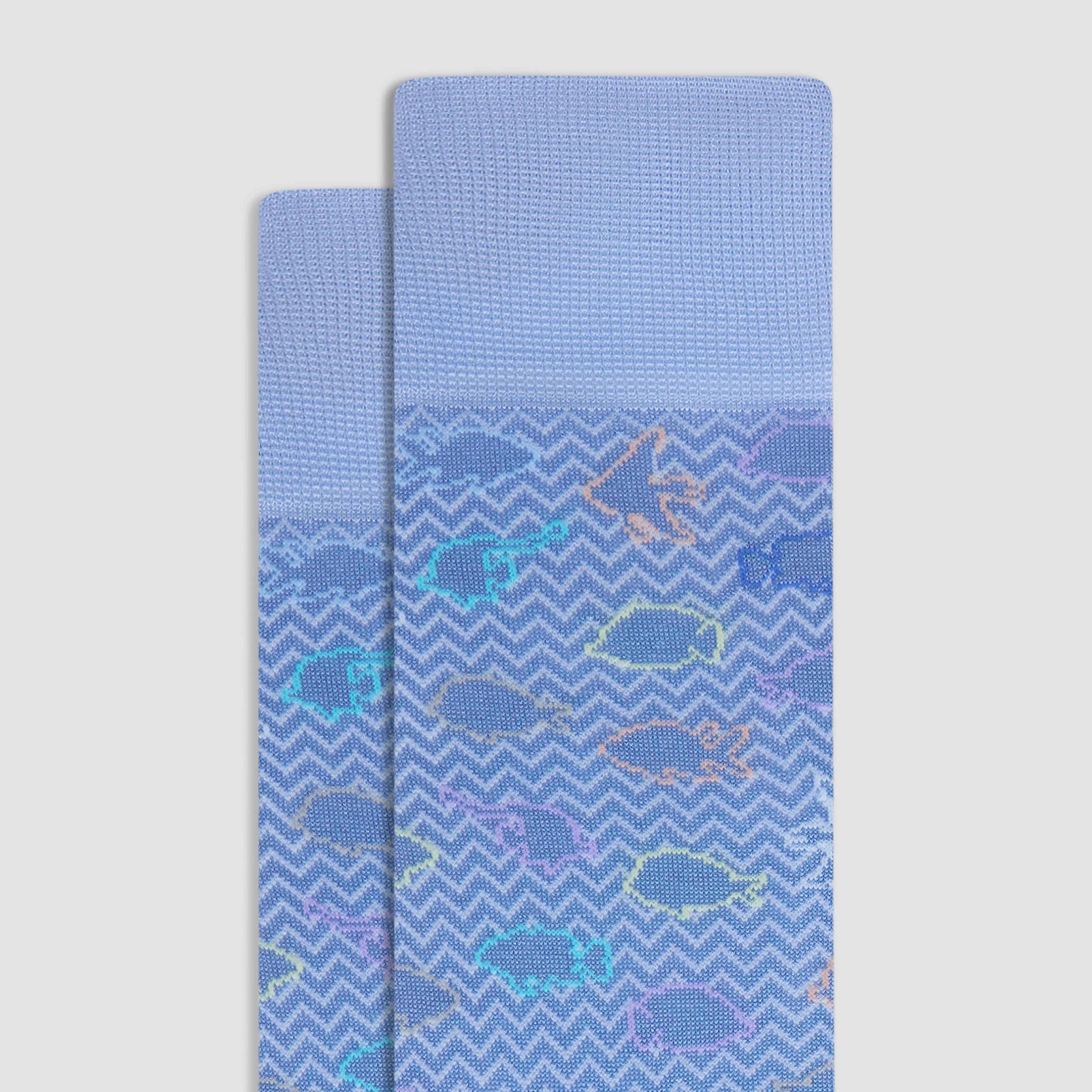 Fish Mid-Calf Socks sold by Bugatchi product image thumbnail 2