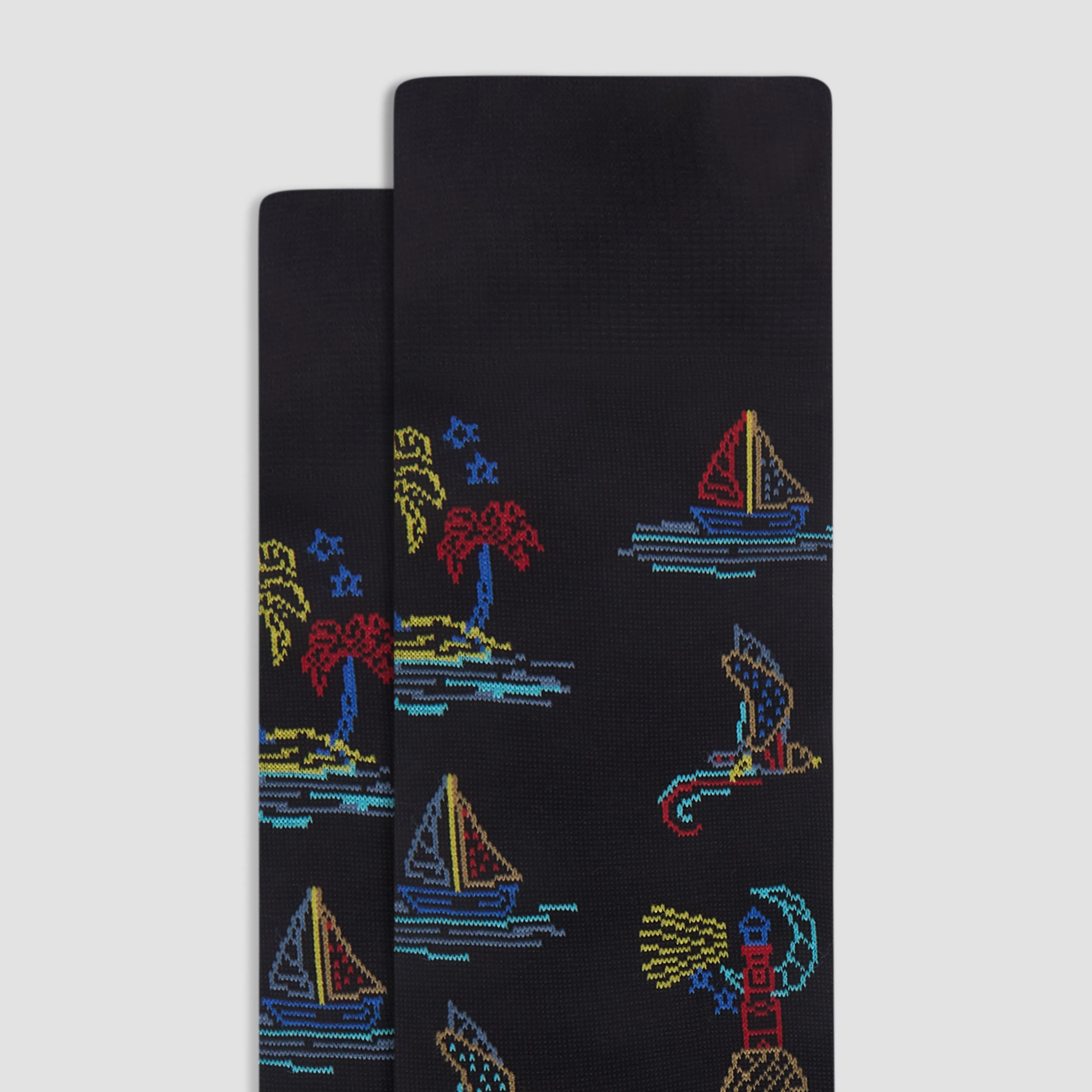 Nautical Mid-Calf Socks sold by Bugatchi product image thumbnail 2