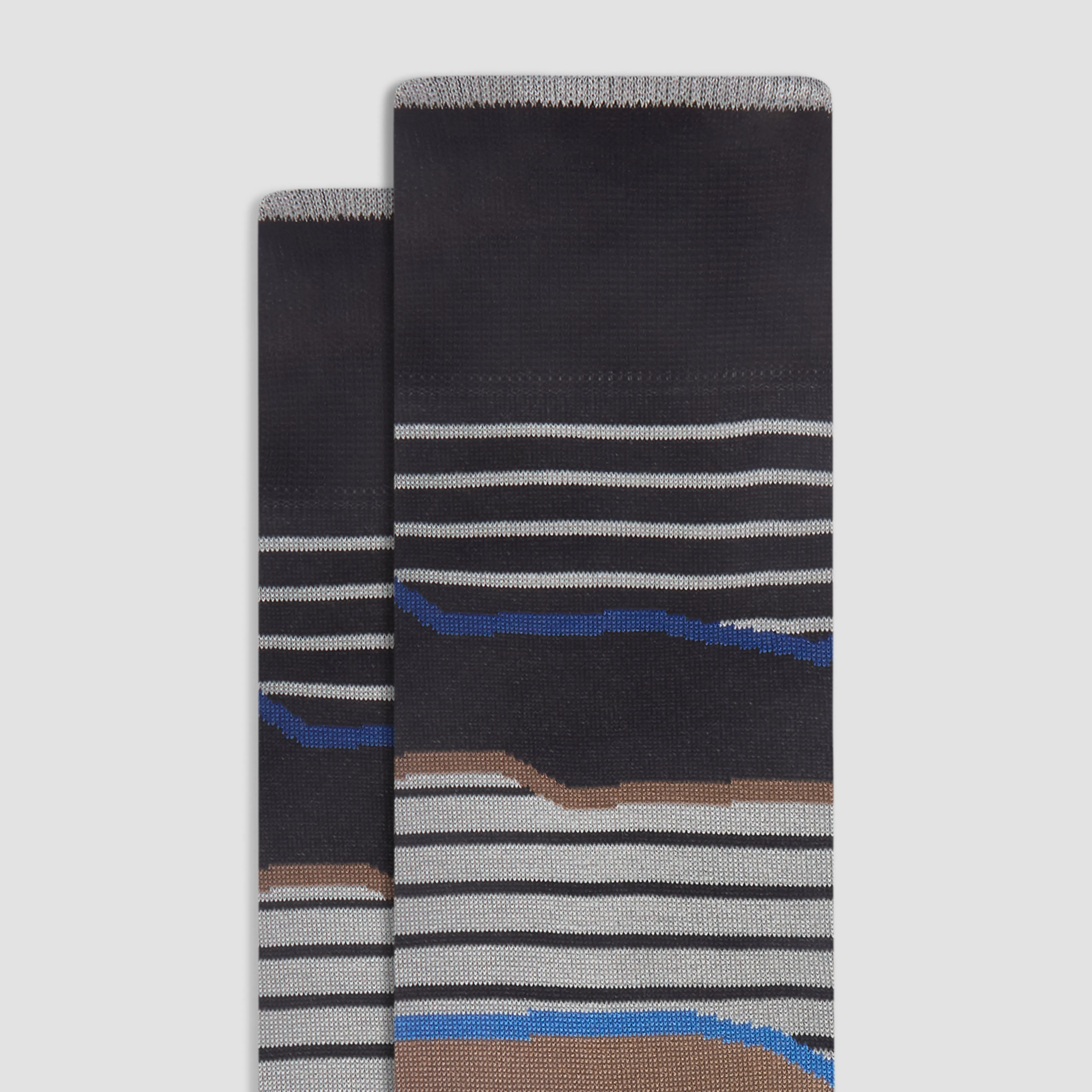 Striped Mid-Calf Socks sold by Bugatchi product image thumbnail 2