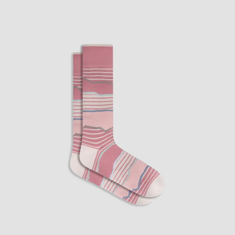 Striped Mid-Calf Socks sold by Bugatchi