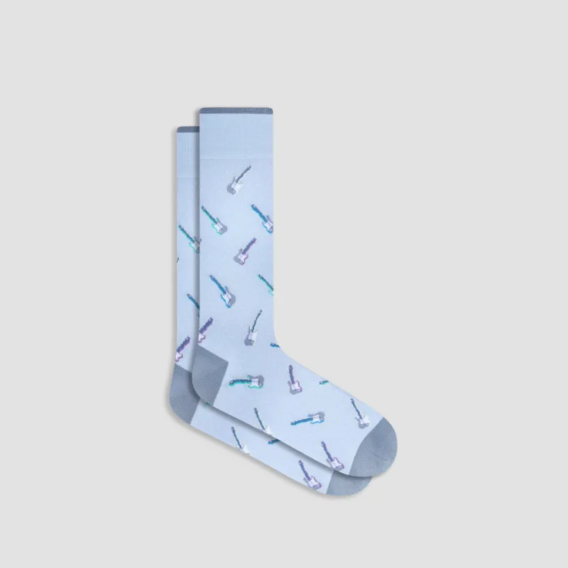 Guitar Mid-Calf Socks sold by Bugatchi