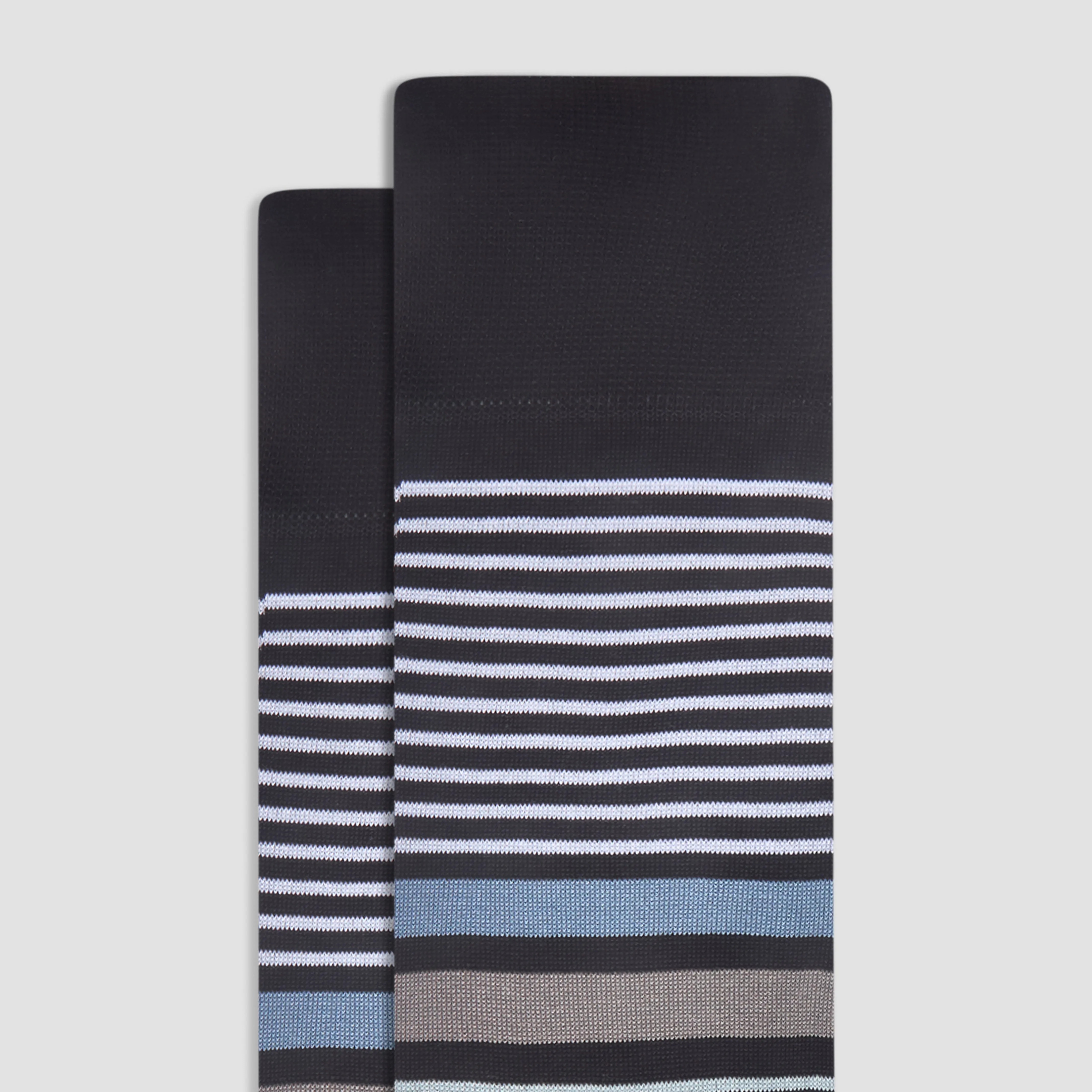 Striped Mid-Calf Socks sold by Bugatchi product image thumbnail 2