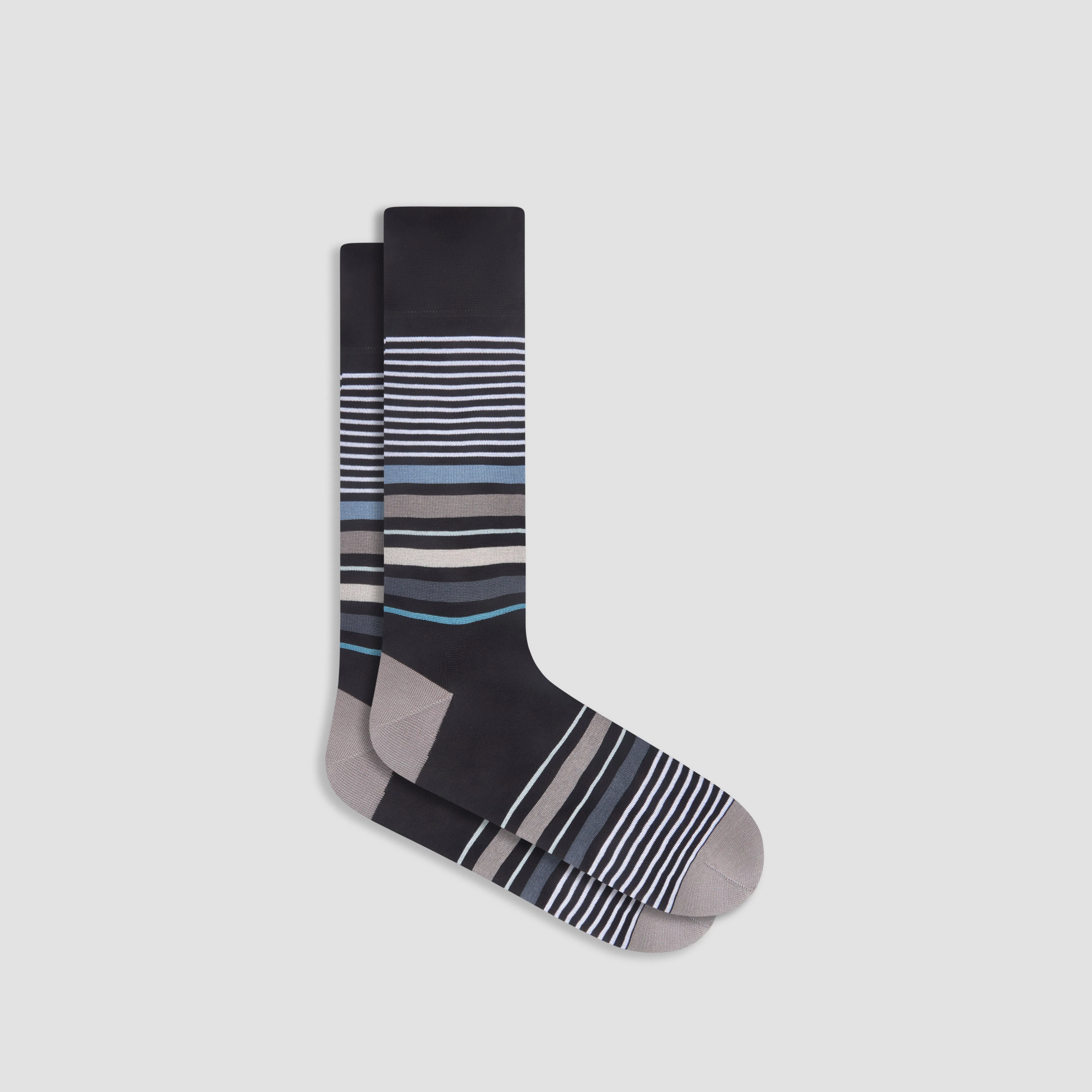 Striped Mid-Calf Socks sold by Bugatchi
