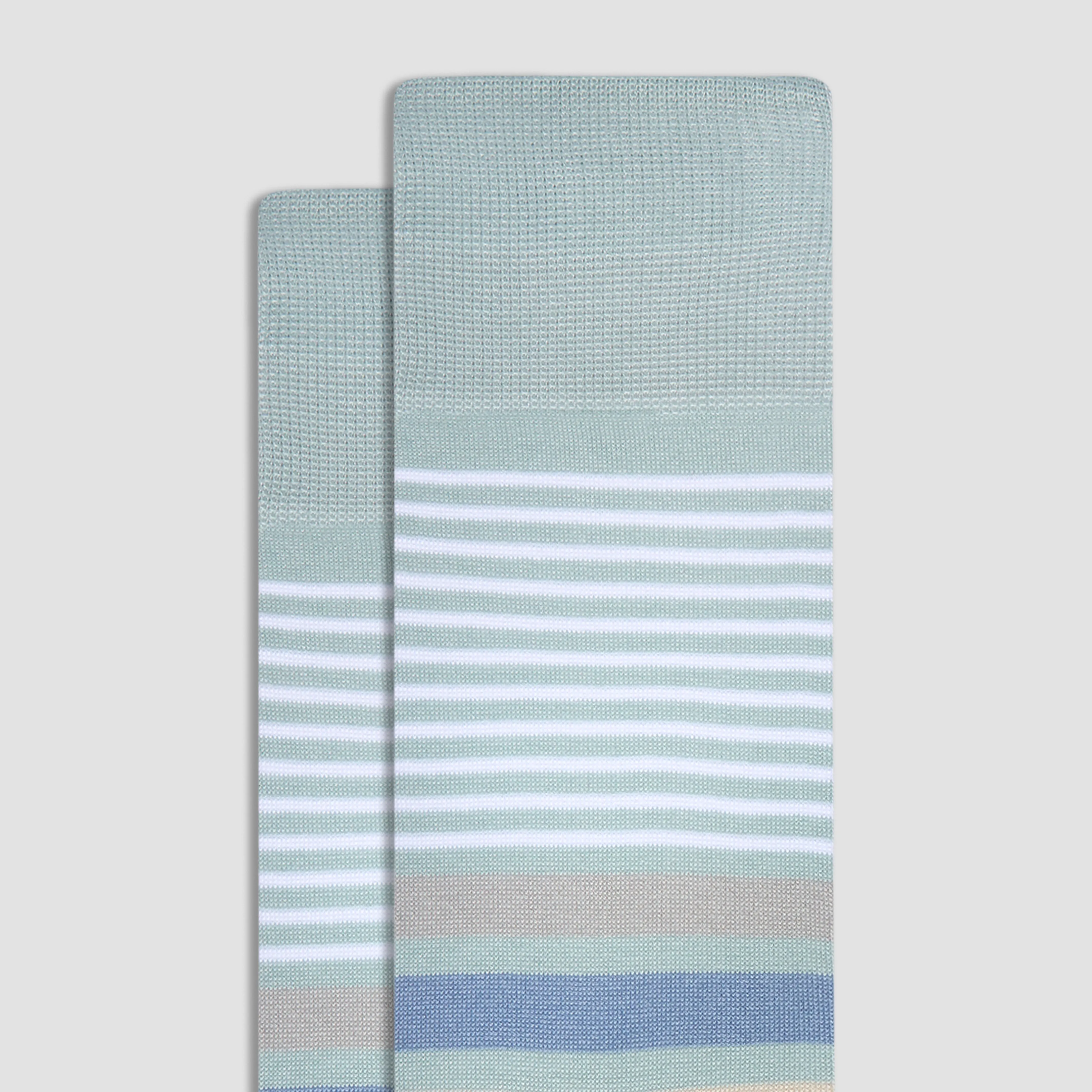 Striped Mid-Calf Socks sold by Bugatchi product image thumbnail 2