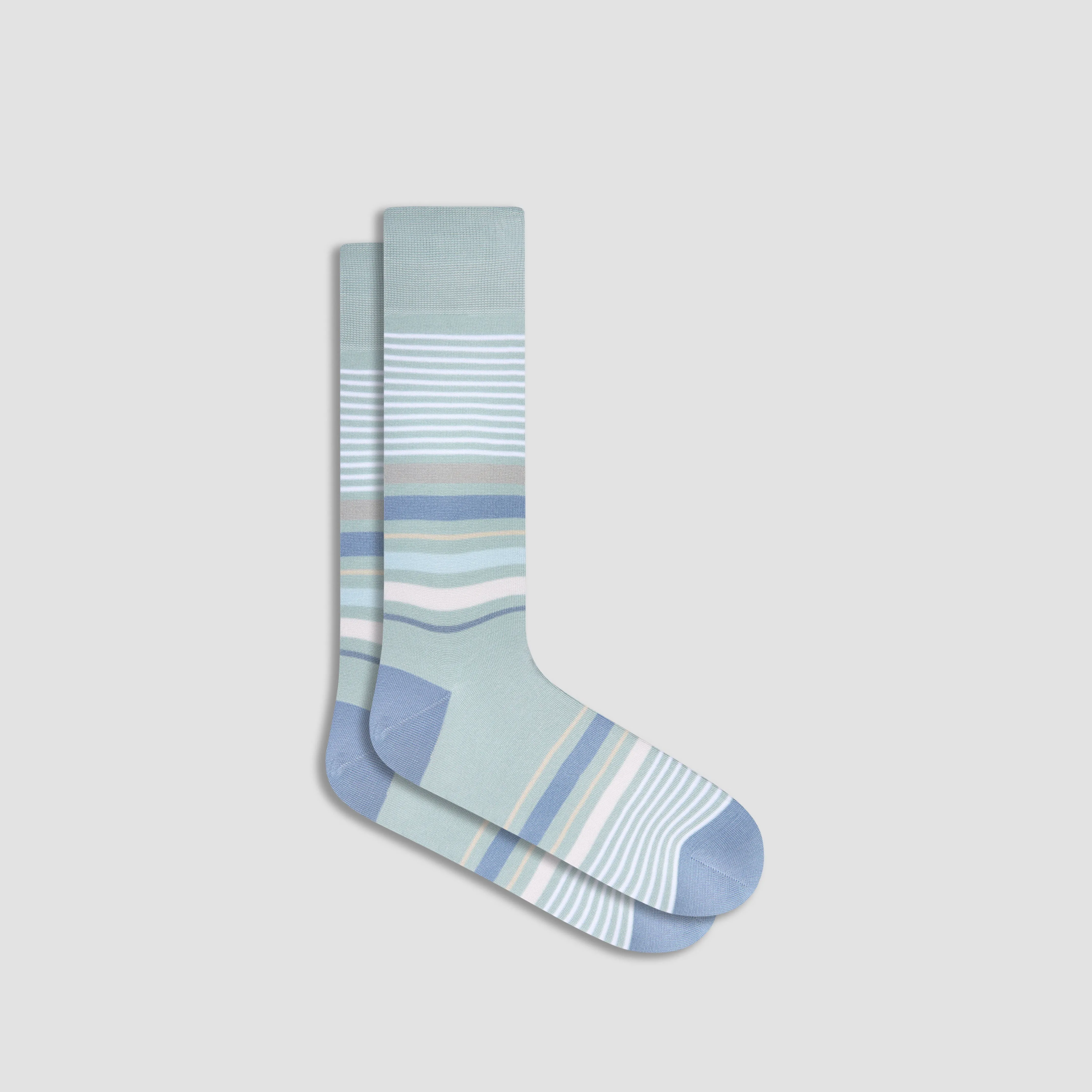 Striped Mid-Calf Socks sold by Bugatchi
