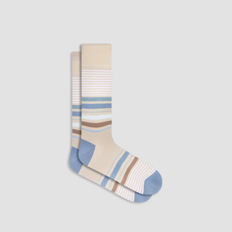 Striped Mid-Calf Socks sold by Bugatchi