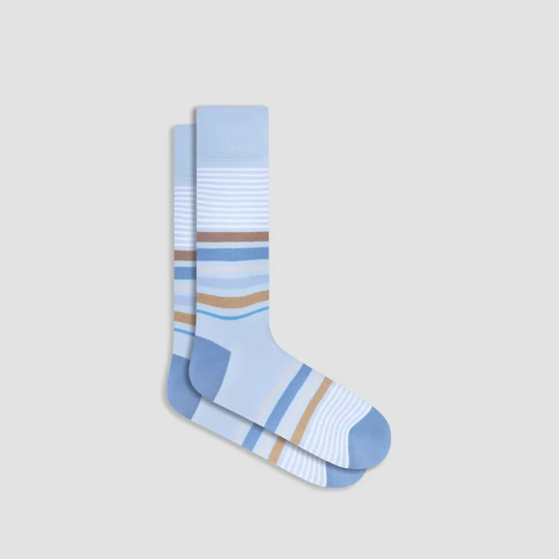 Striped Mid-Calf Socks sold by Bugatchi