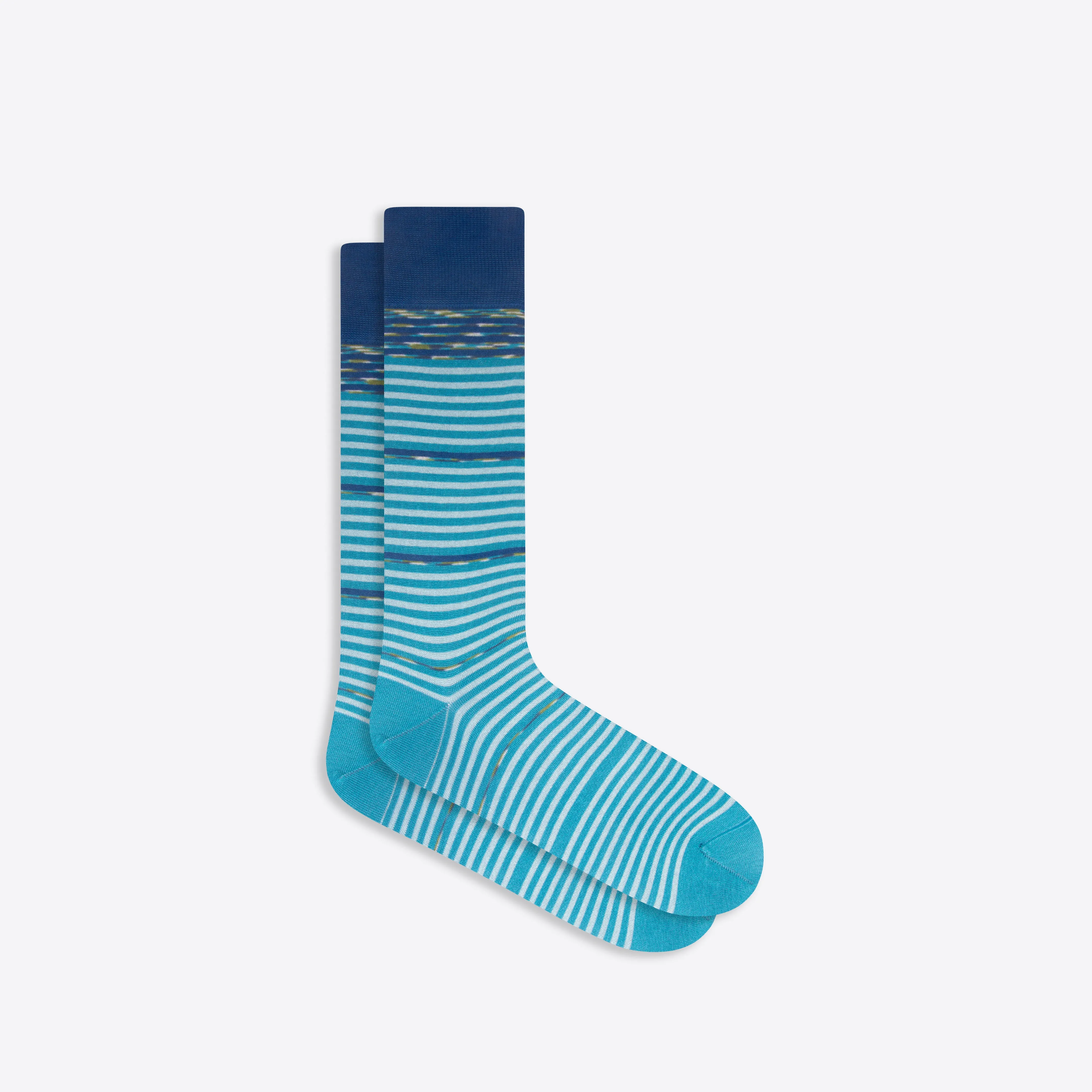 Striped Mid-Calf Socks sold by Bugatchi