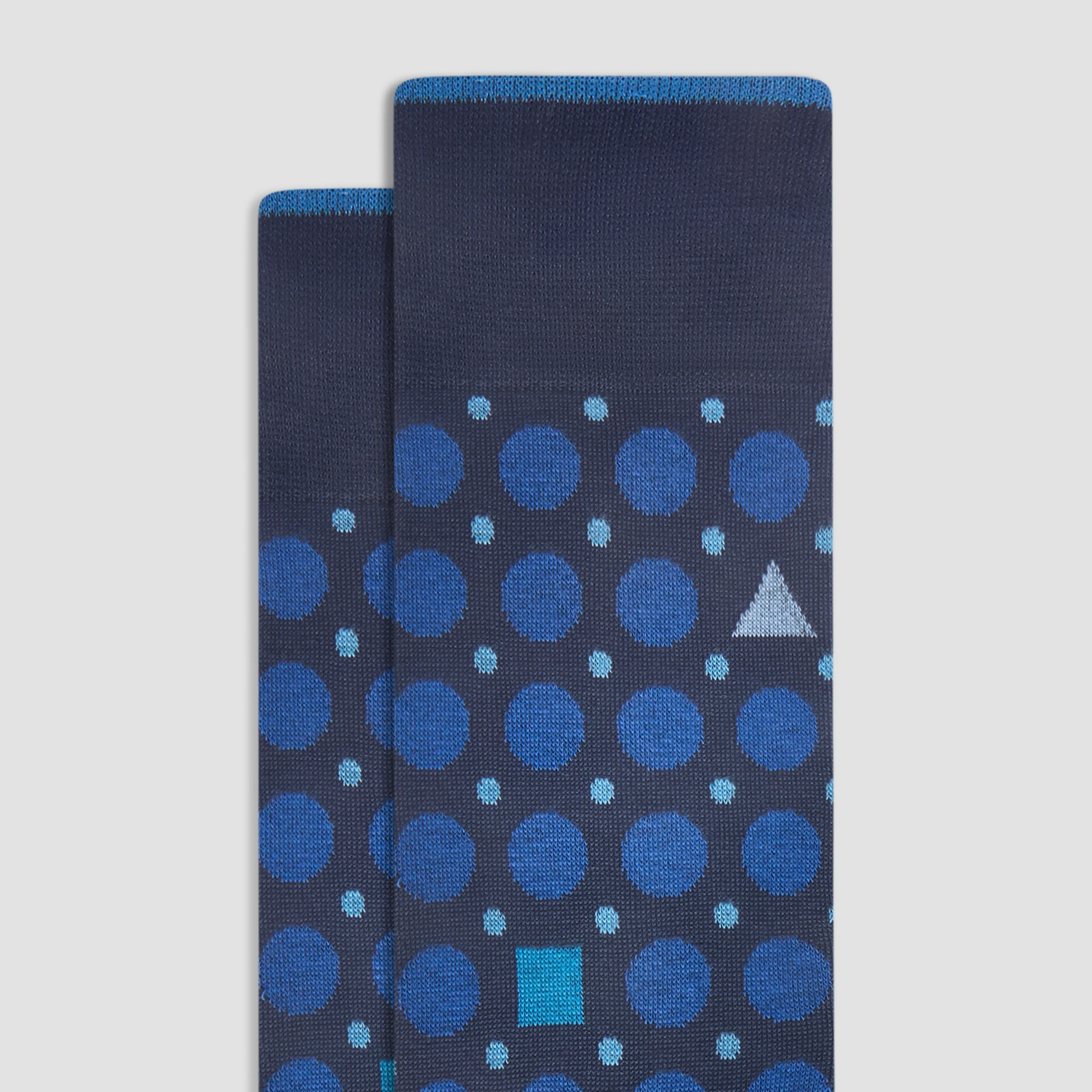 Geometric Mid-Calf Socks sold by Bugatchi product image thumbnail 2