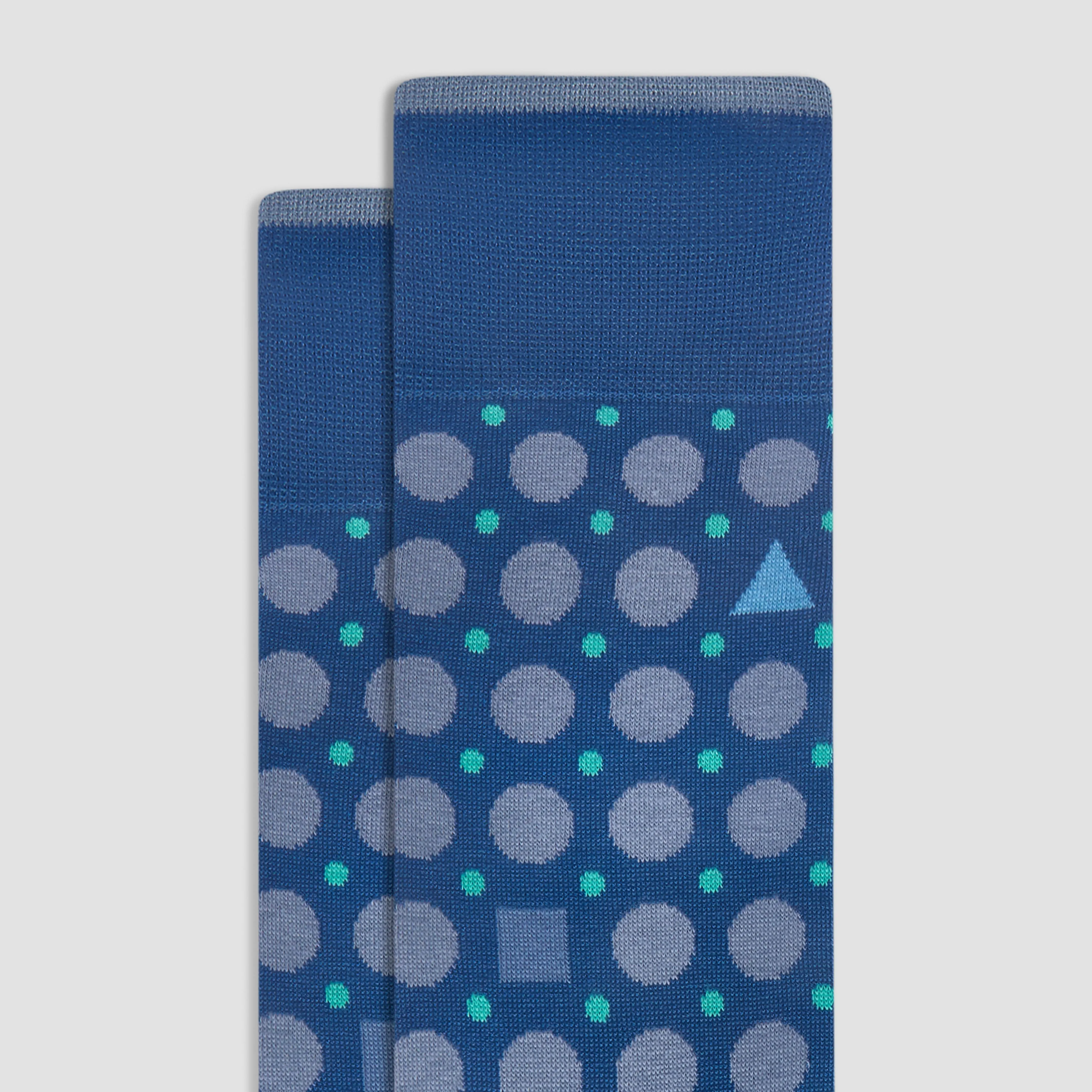Geometric Mid-Calf Socks sold by Bugatchi product image thumbnail 2