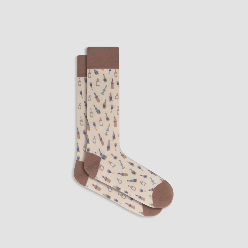 Happy Hour Mid-Calf Socks sold by Bugatchi